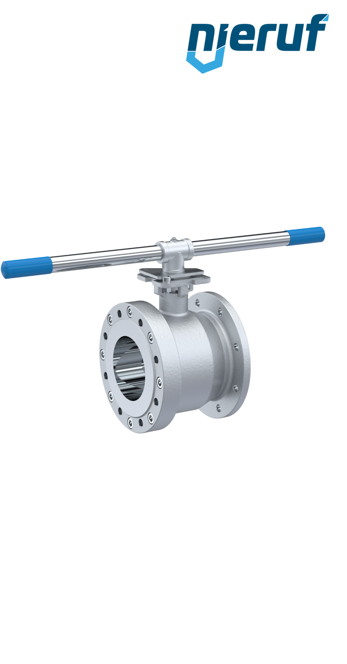 Compact ball valve DN100 PN40 FK04 stainless steel 1.4408