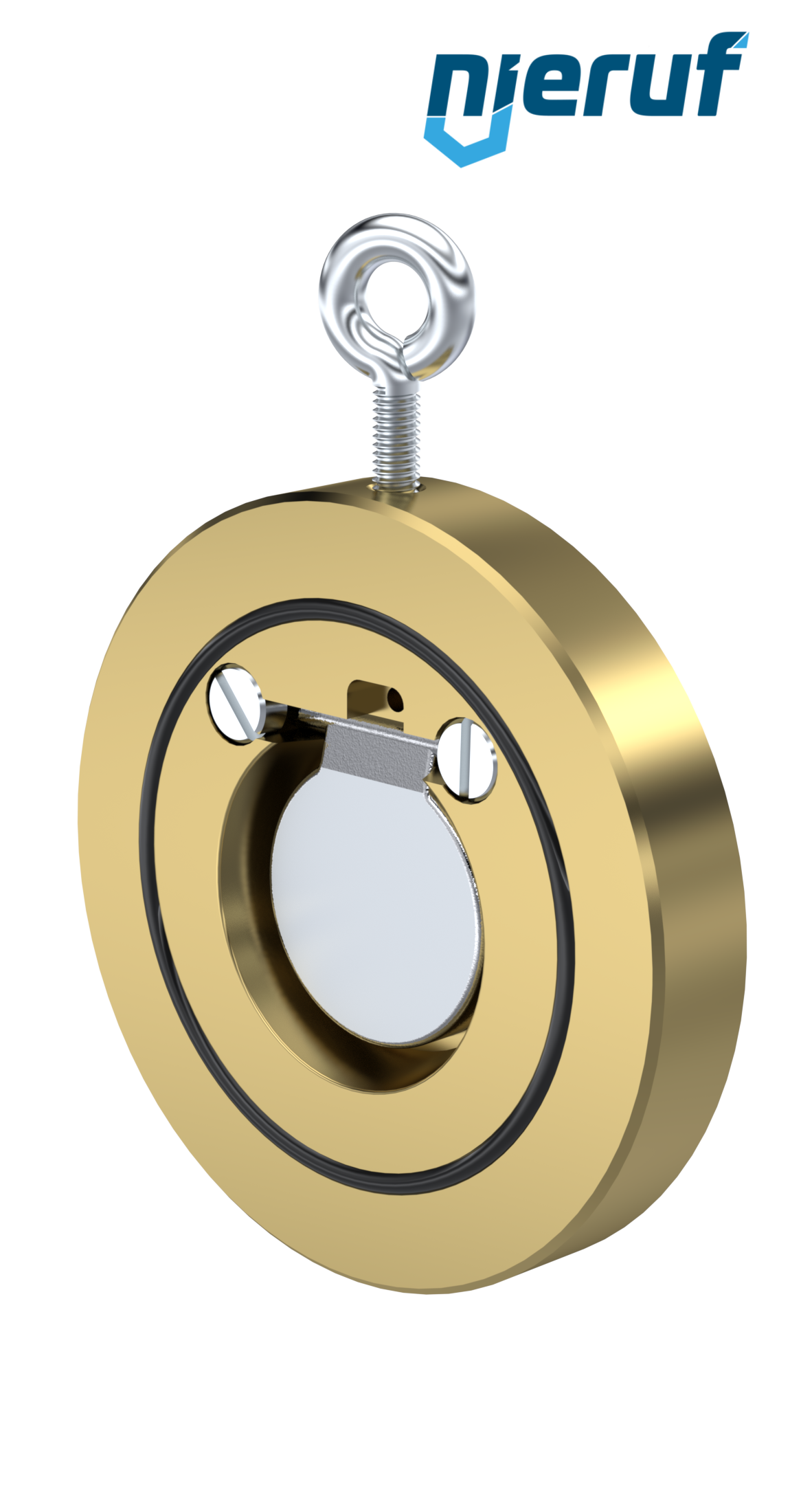Zwischenflansch-Rückschlagklappe DN40 ZR09 Alubronze 2.0975 FKM