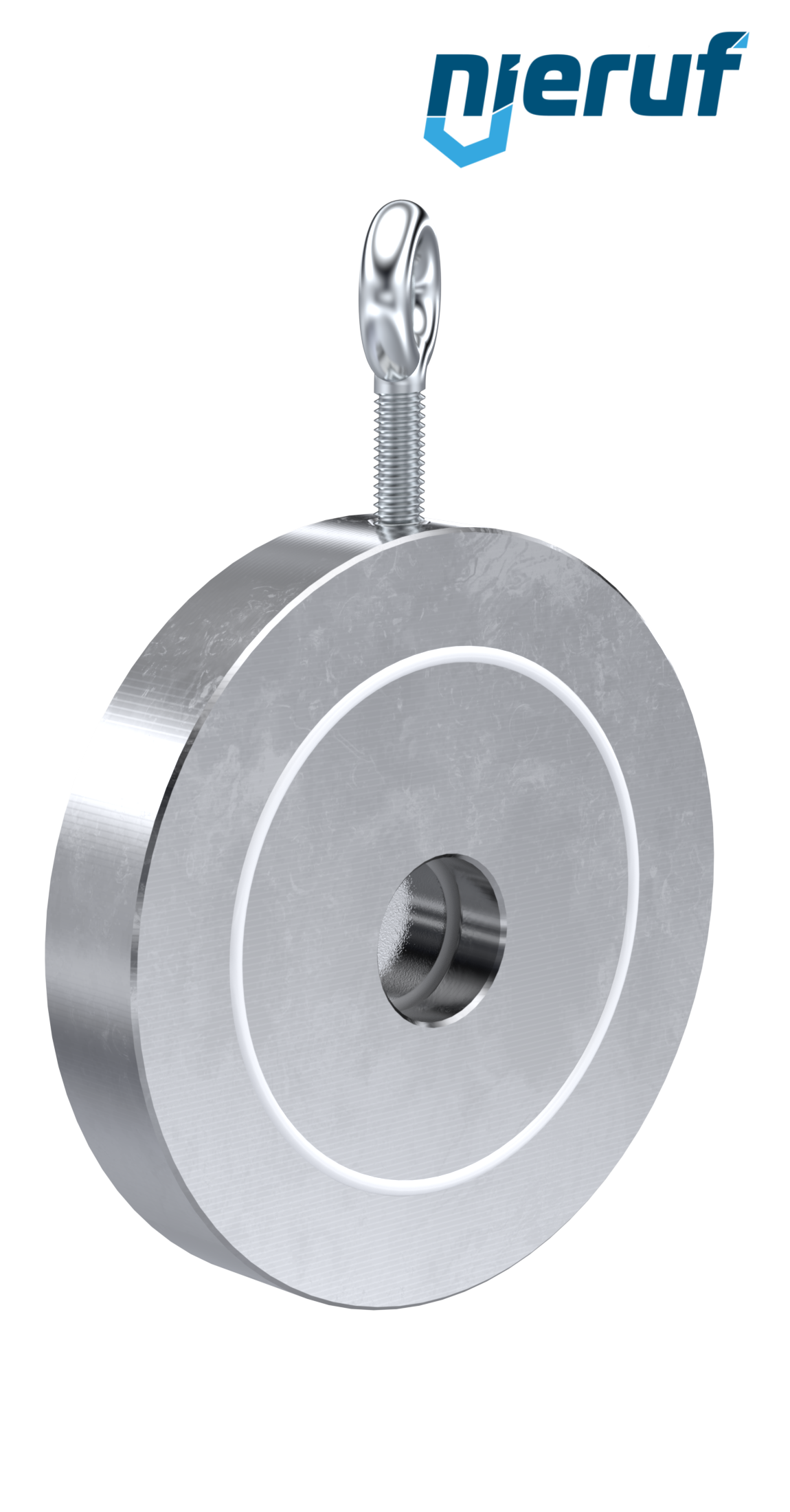 Zwischenflansch-Rückschlagklappe mit Feder DN40 ZR04 Edelstahl 1.4408 PTFE