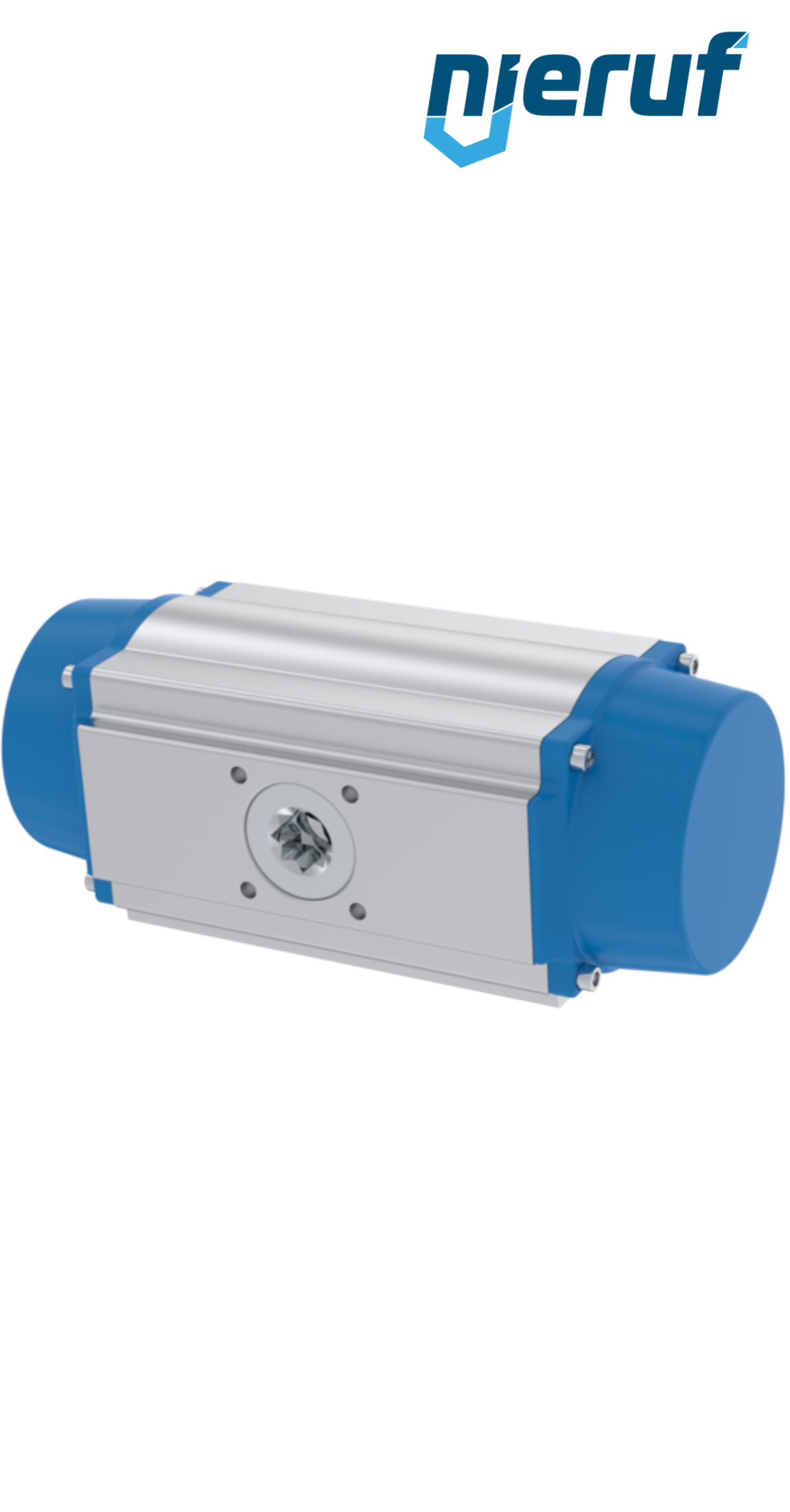 pneumatic actuator AN02 single acting, normally closed high temperature version GS-270 90° with 10 springs