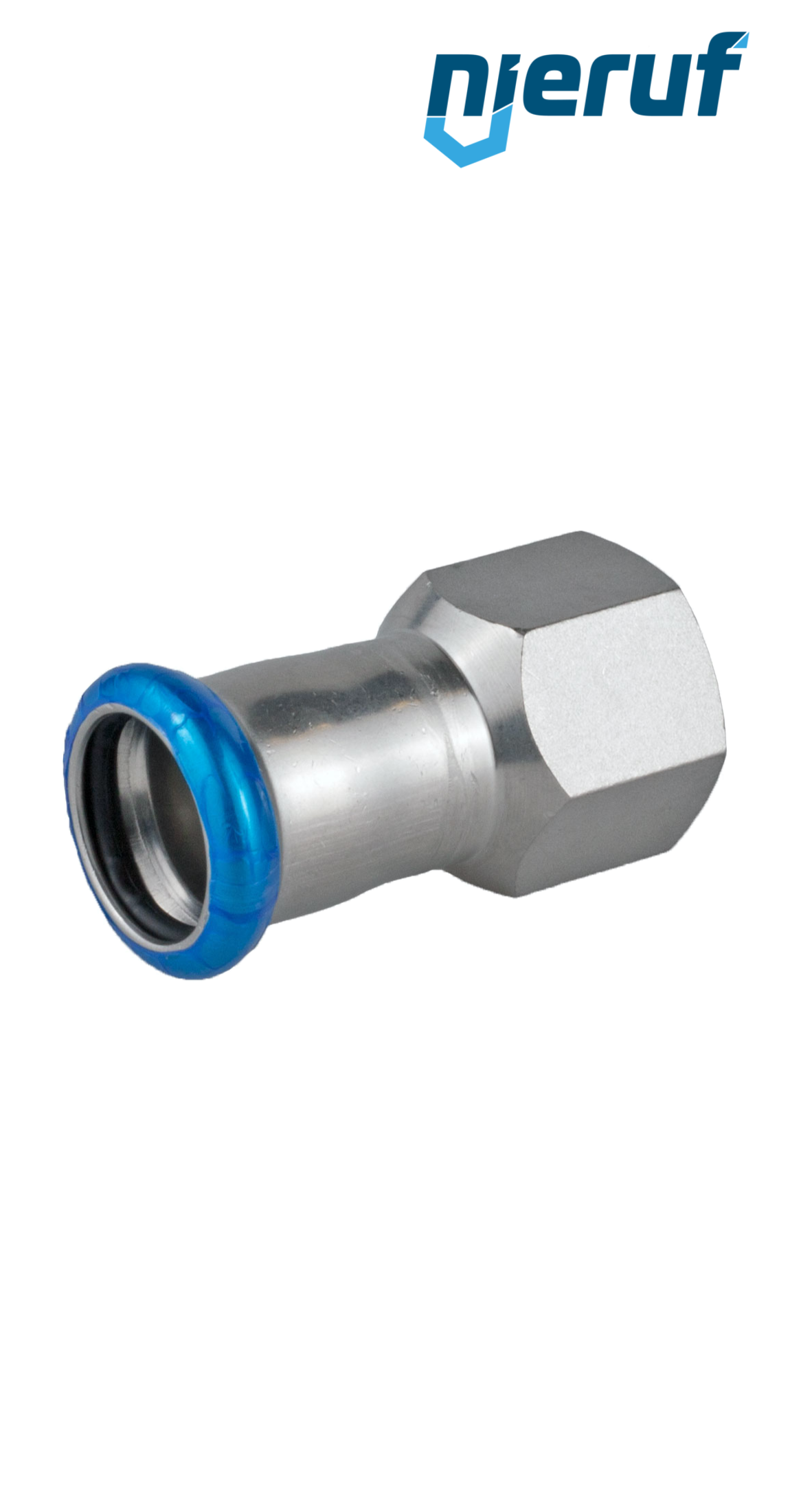 Mufa przejściowa DN15 - 18,0 mm  W Gwint wewnętrzny 3/4" cala Stal nierdzewna