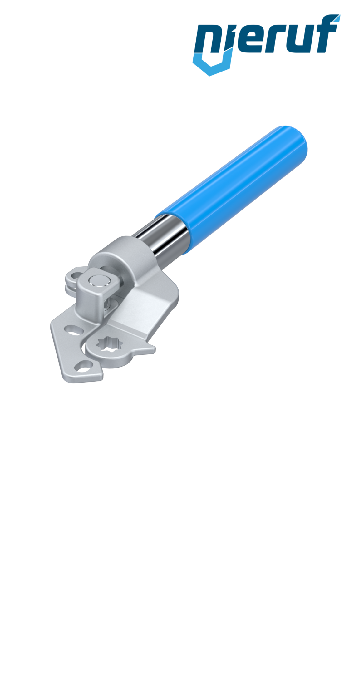 Handhebel mit Federrückstellung F04-F05 11x11 Welle Drehomement max. 30Nm