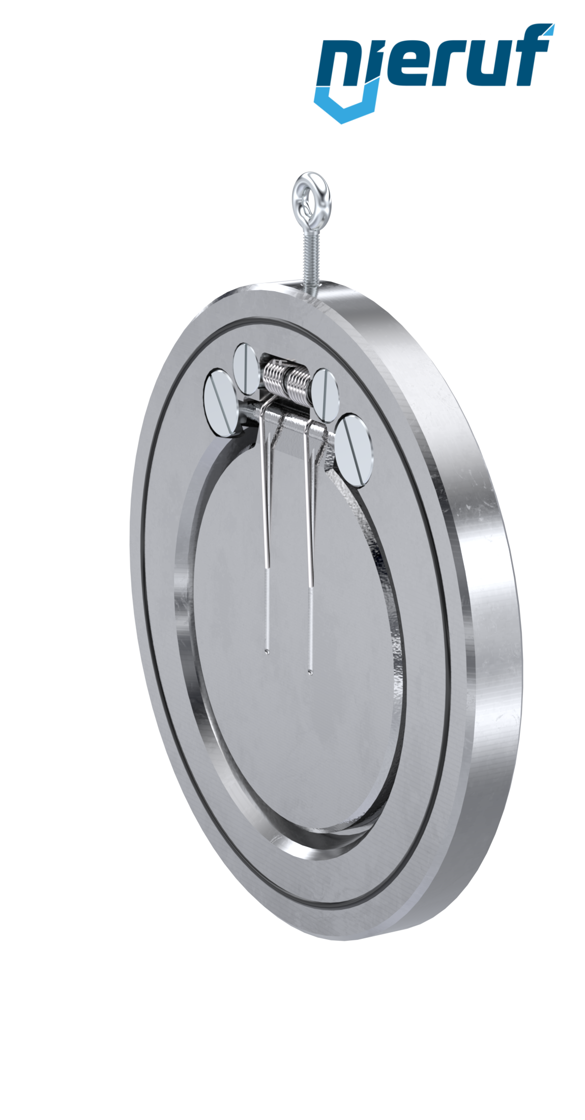 swing check valve with spring DN150 ZR04 stainless steel A351 CF8M EPDM