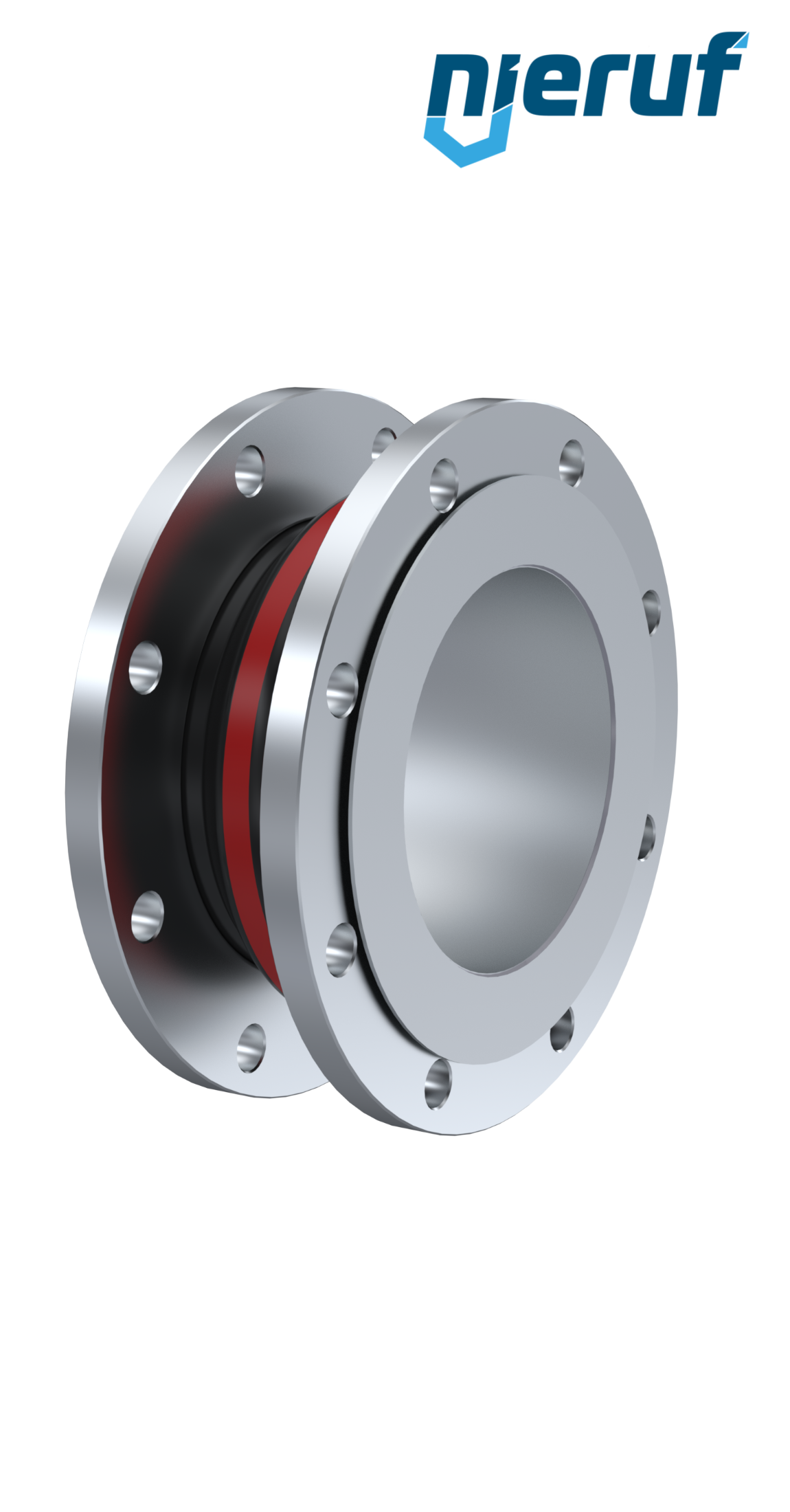 Compensateur déflecteur DN300 modèle KP04 brides en acier inoxydable EPDM