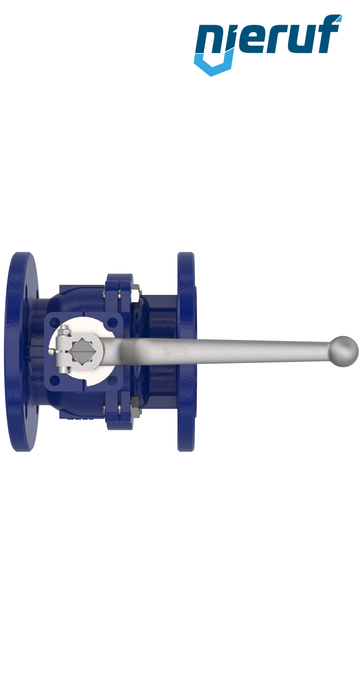 Fire safe-flange ball valve DN50 FK12 carbon steel 1.0619
