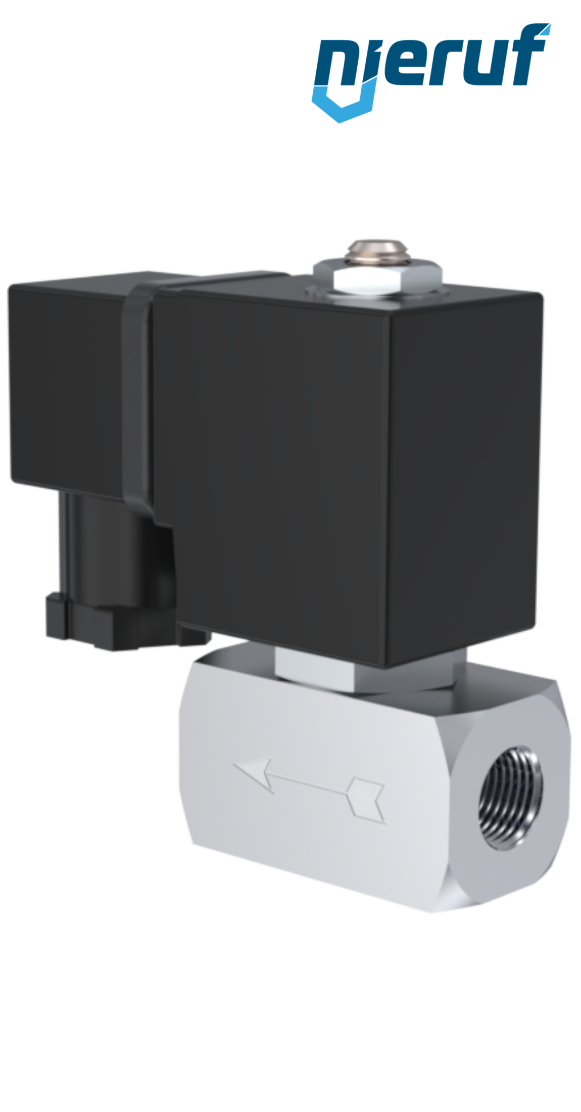 Magnetventil DN2,5 G 1/4" Zoll Edelstahl EV08 FKM 230V 50Hz