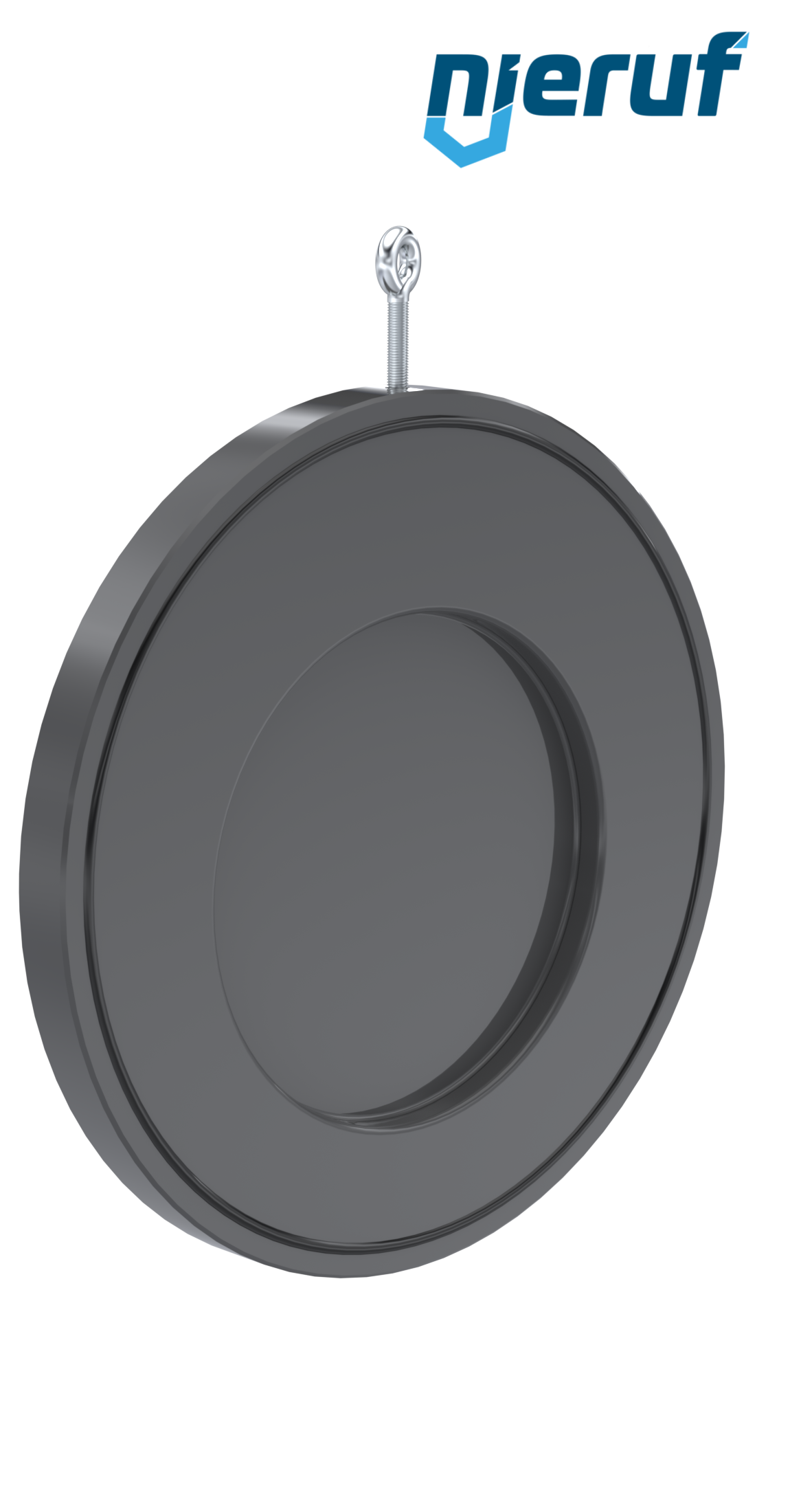 clapet anti-retour entre brides type wafer avec ressort DN250 ZR07 plastique PVC-U FKM (Viton)