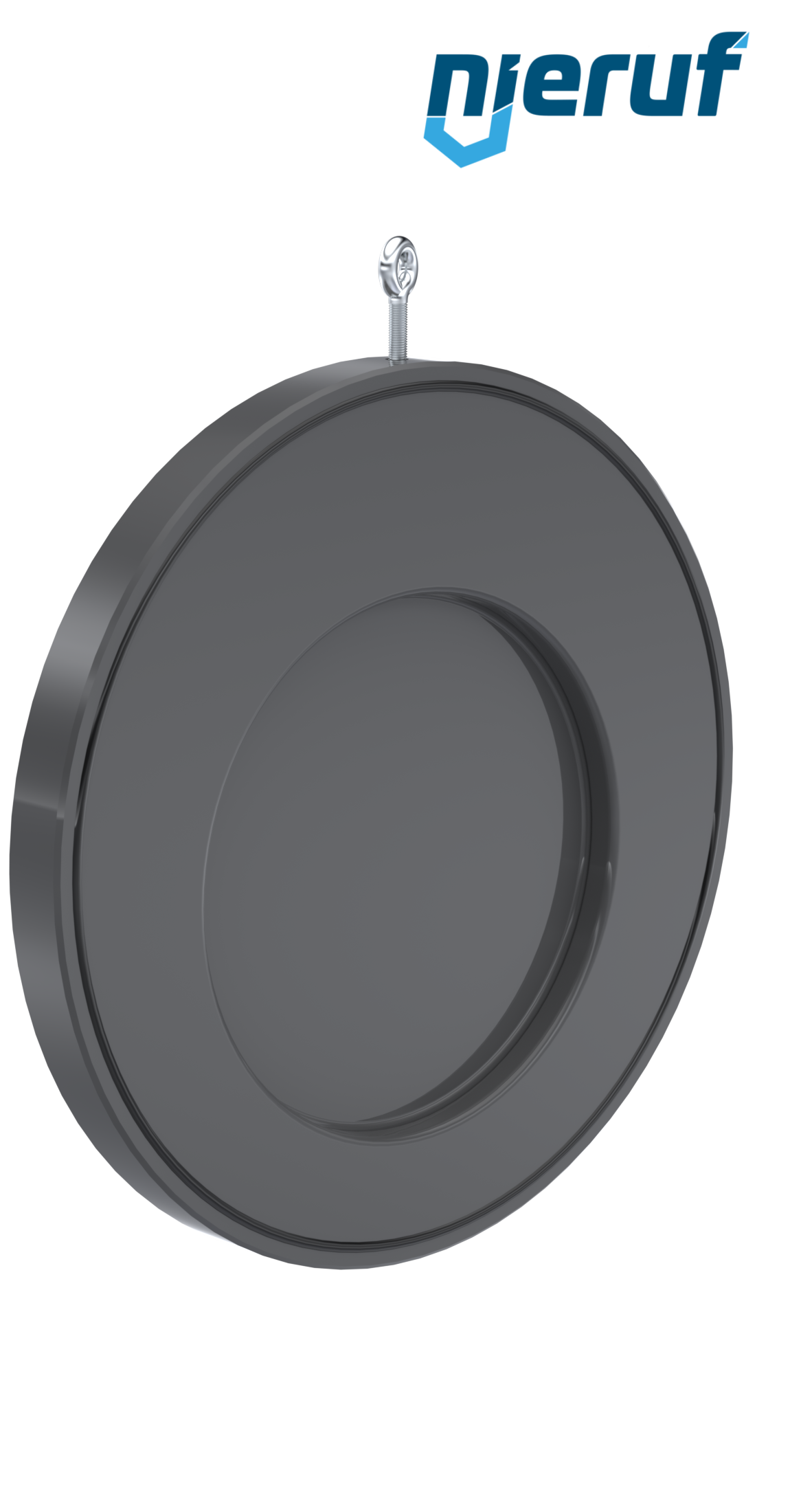 Zwischenflansch-Rückschlagklappe DN300 ZR05 Kunststoff PVC-U FKM (Viton)
