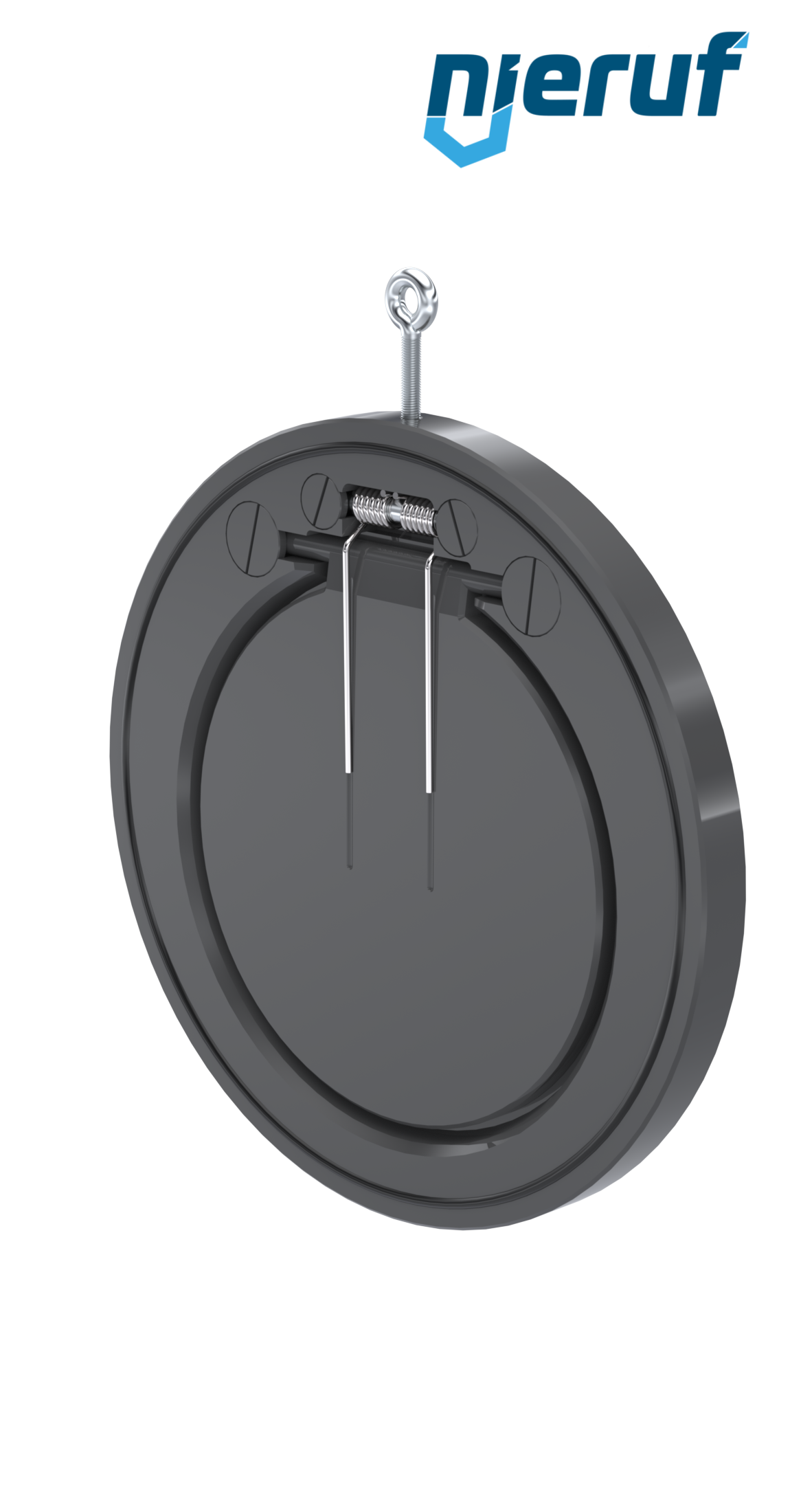 clapet anti-retour entre brides type wafer avec ressort DN250 ZR07 plastique PVC-U EPDM