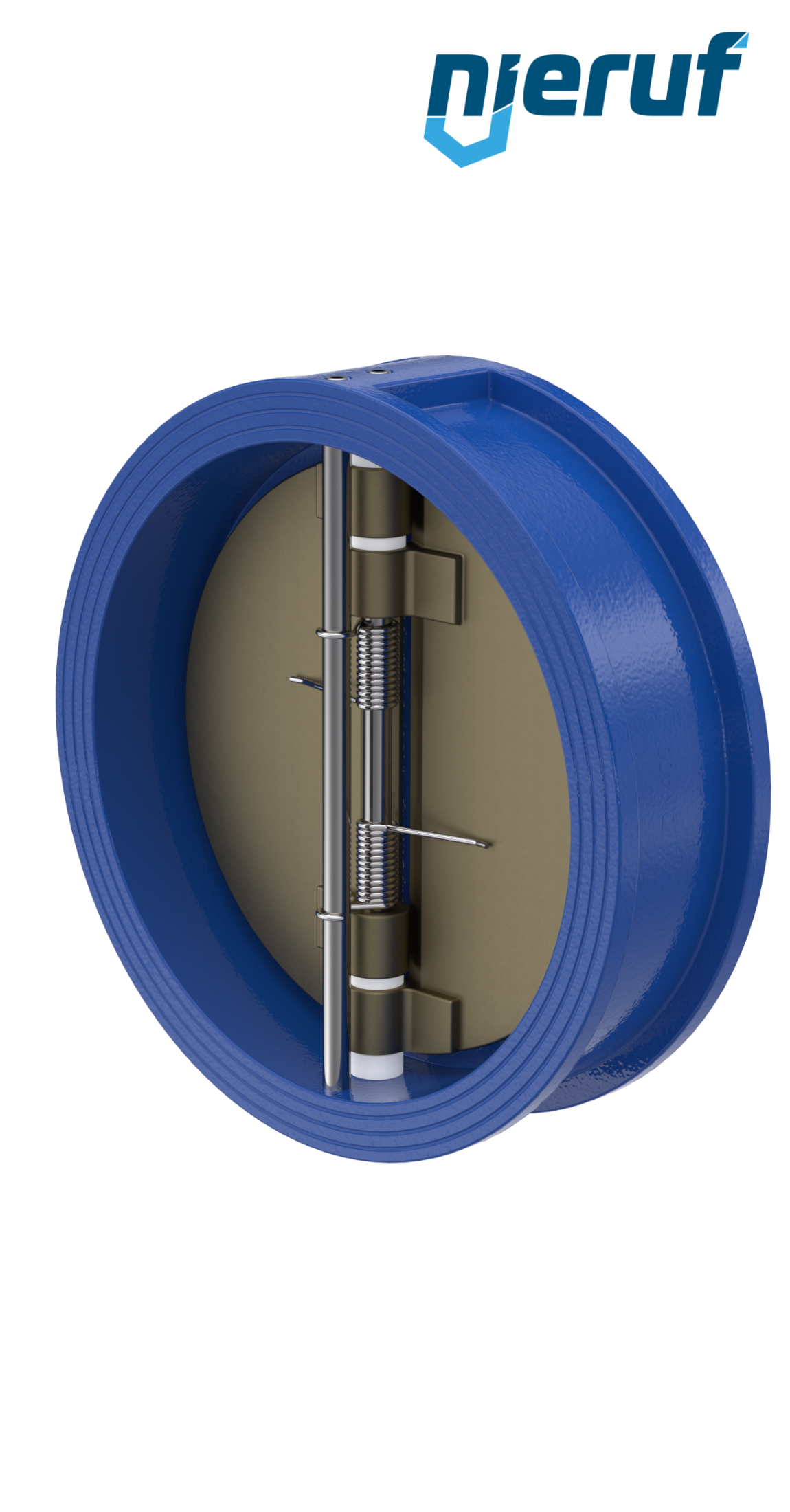Doppelflügel-Rückschlagklappe DN400 DR04 GGG40 FKM