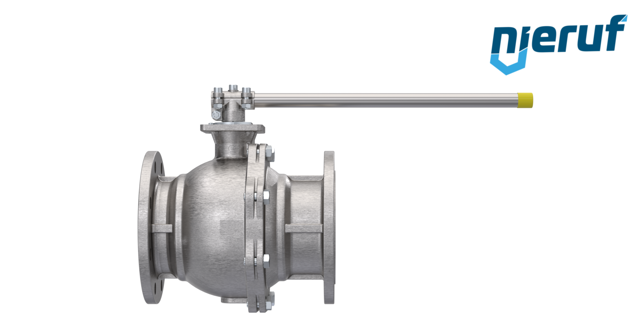FDA flange ball valve FK05 DN100 PN16 made of stainless steel 1.4408