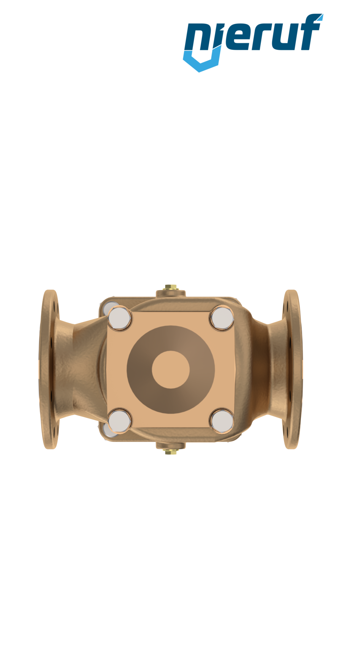 Flange-pressure reducing valve DN150 DM16 gunmetal NBR 0.5 - 4.0 bar