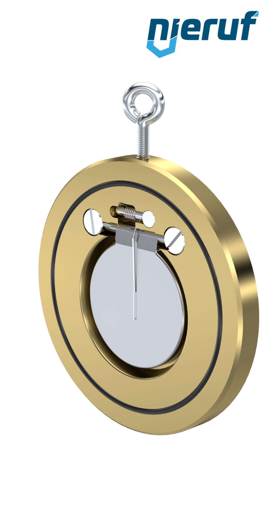 clapet anti-retour entre brides type wafer avec ressort DN65 ZR10 aluminium-bronze 2.0975 NBR