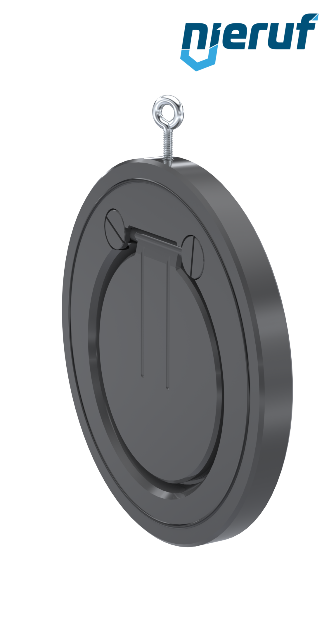 Zwischenflansch-Rückschlagklappe DN150 ZR05 Kunststoff PVC-U FKM (Viton)