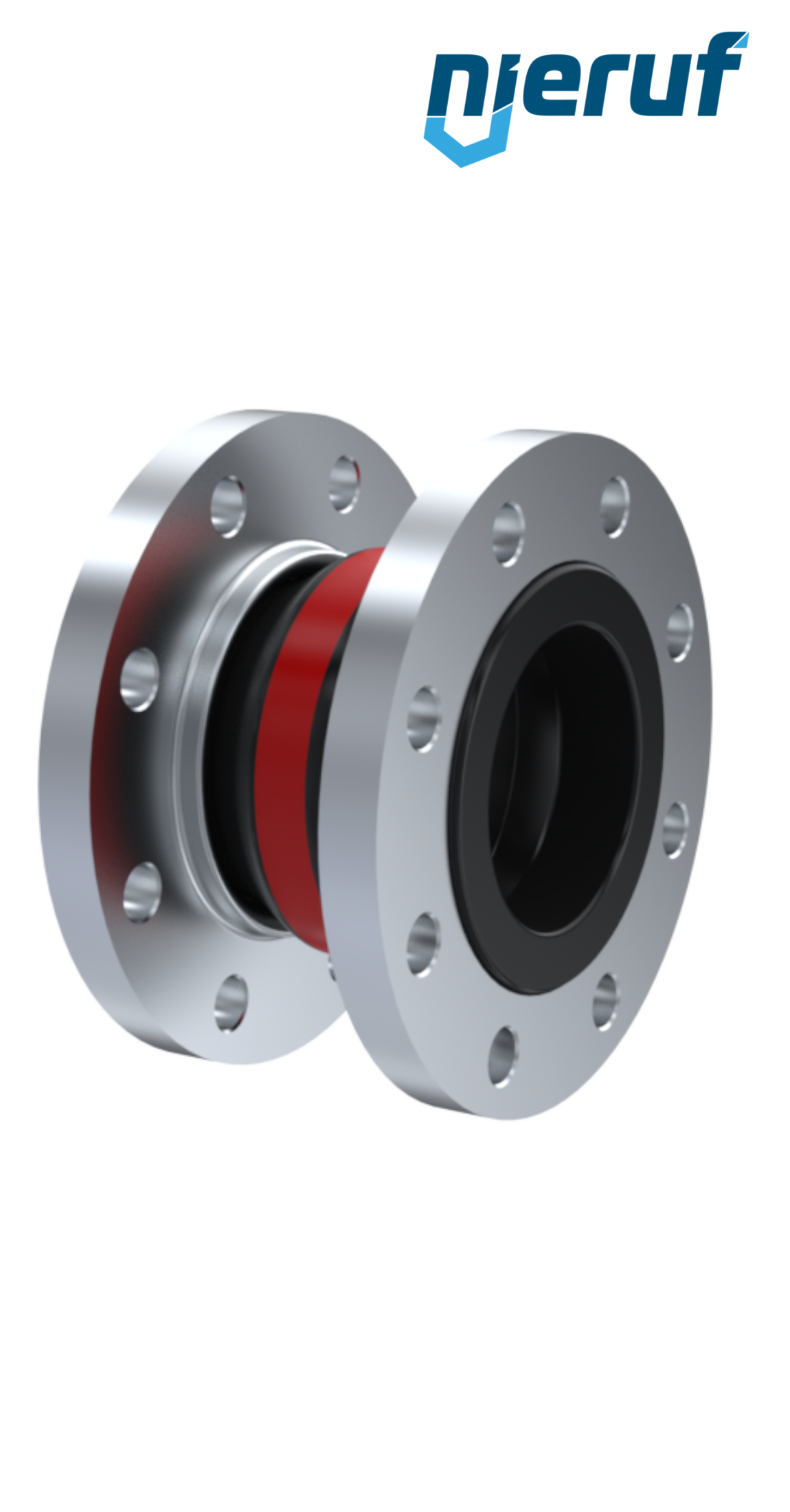 Kompensator DN40 Typ KP04 Edelstahlflansch EPDM DVGW Trinkwasser Zulassung