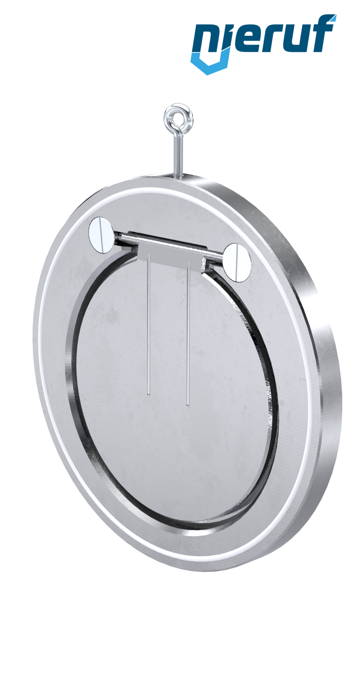 clapet anti-retour entre brides type wafer DN250 ZR02 ANSI 150 acier inoxydable 1.4408 PTFE