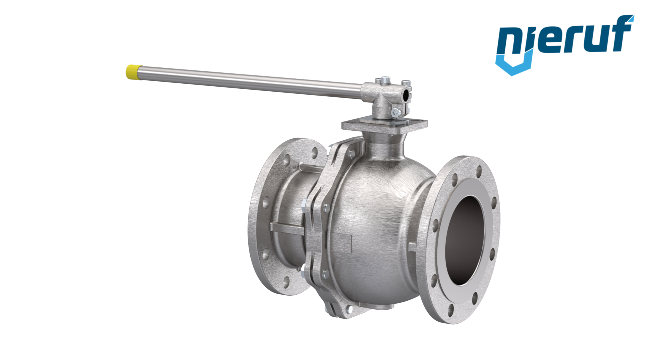 Fire safe-flange ball valve FK05 DN100 PN40 made of stainless steel 1.4408