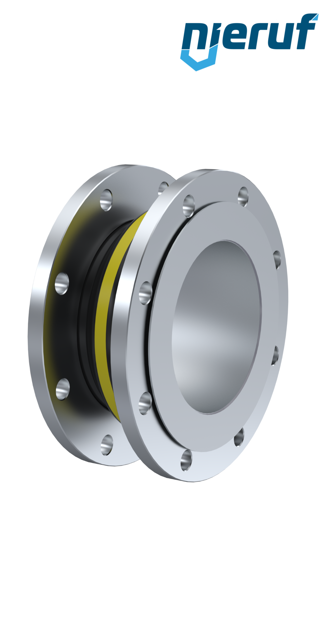 Kompensator Prowadnica DN65 typ KP04 stalowe kołnierze NBR