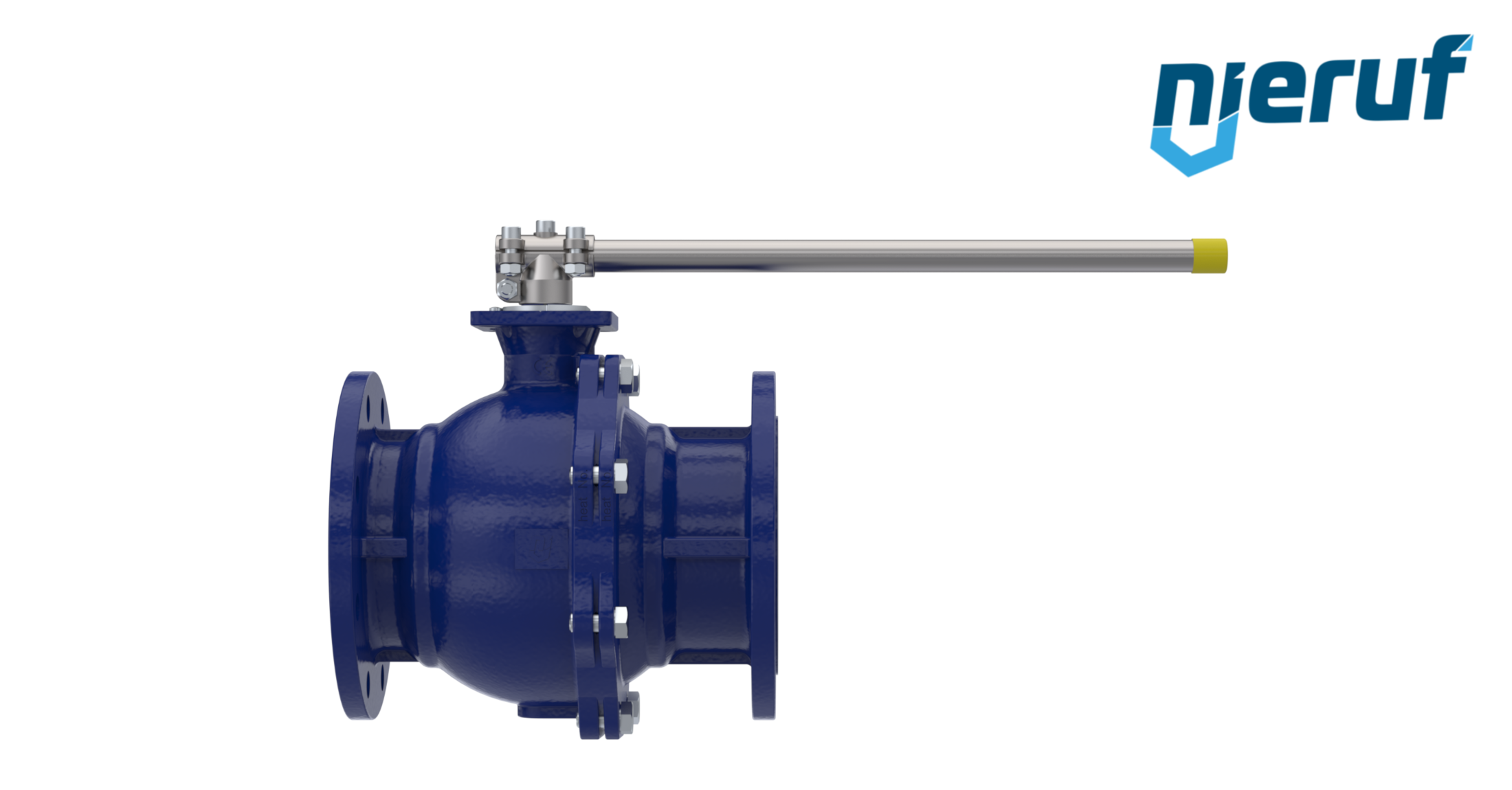 Gas-Flanschkugelhahn FK12 DN80 PN40 aus Stahlguss 1.0619