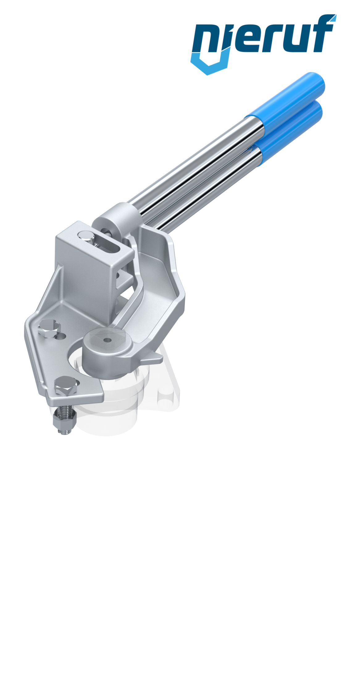 Handhebel mit Federrückstellung F10-F12 22x22 Welle Drehomement max. 100Nm