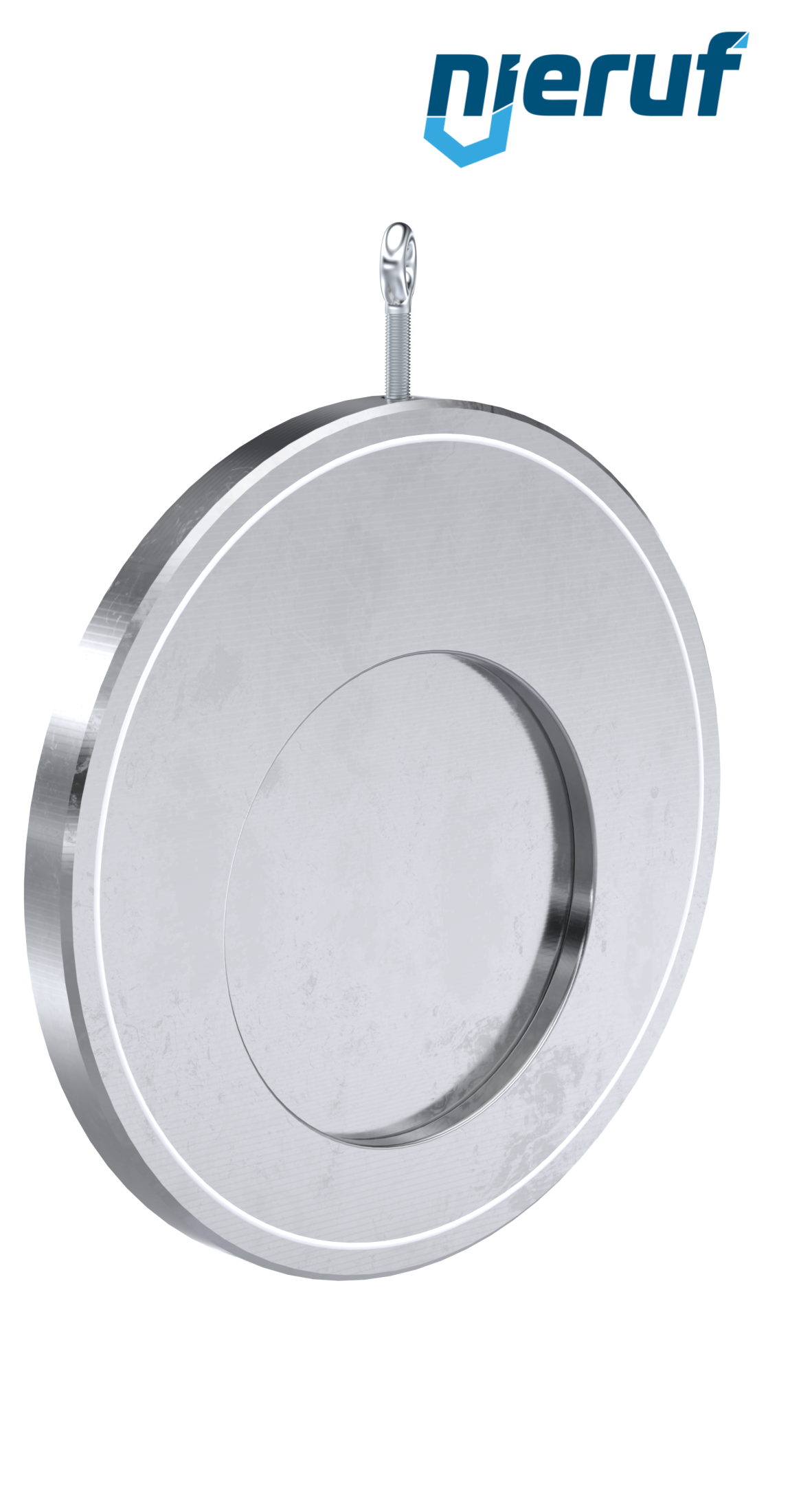 Zwischenflansch-Rückschlagklappe DN200 ZR01 ANSI 150 Stahl 1.0460, verzinkt PTFE