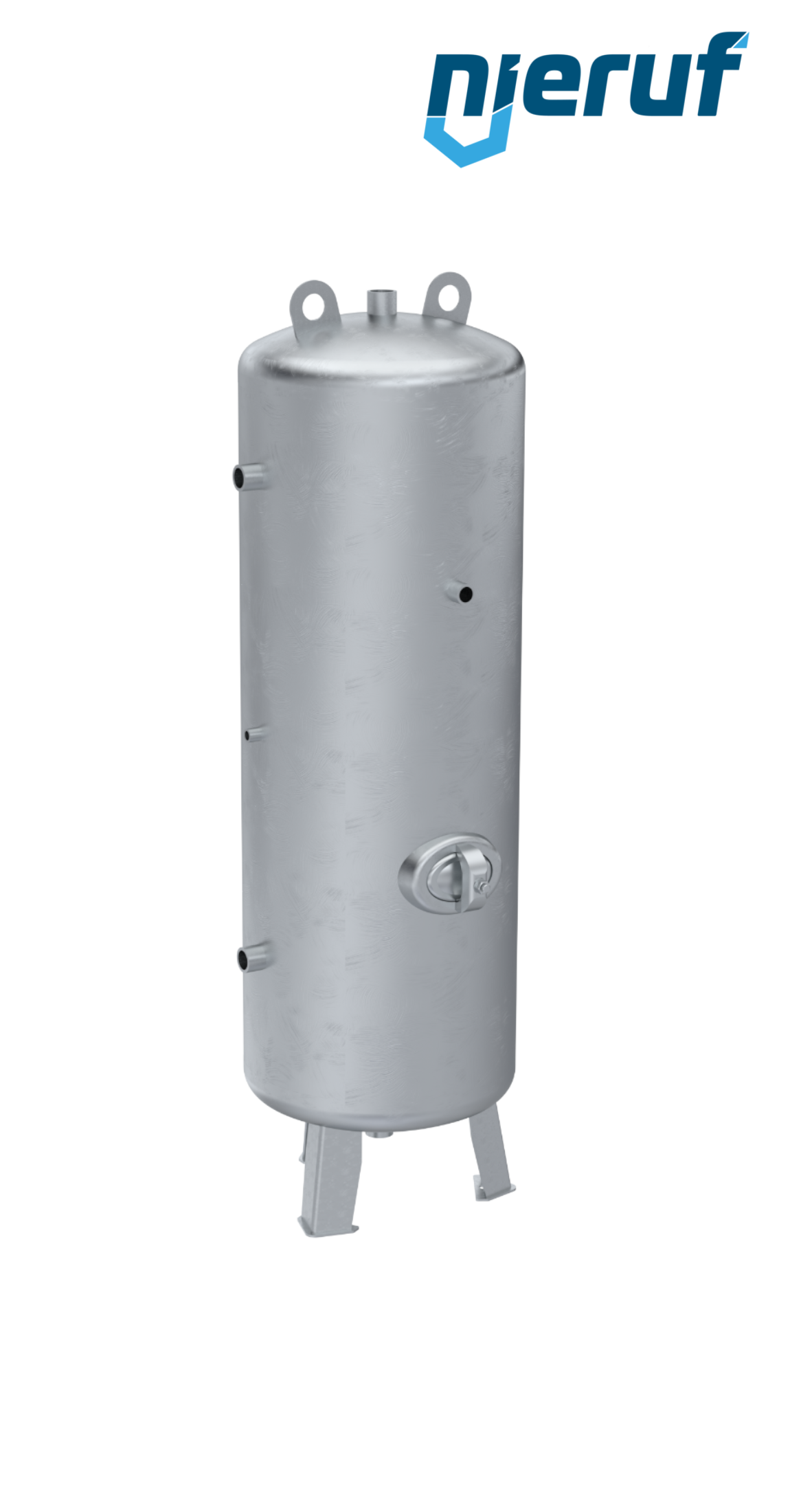 Vakuumbehälter stehend BE03 250 Liter, -1-3 bar, Stahl grundiert