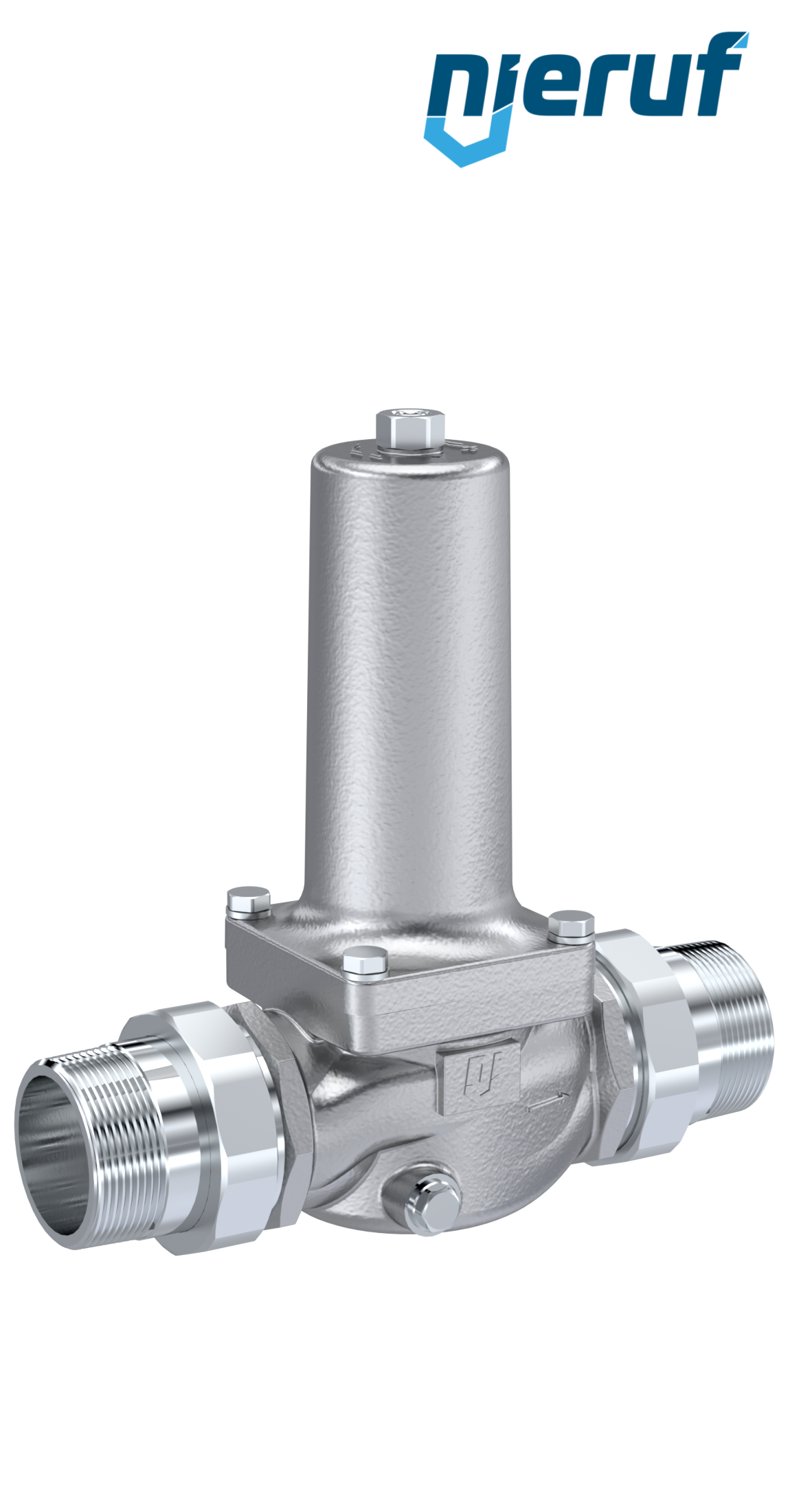 réducteur de pression mâle 1 1/2" pouce DM19 acier inoxydable EPDM FDA 0.5 - 9.0 bar