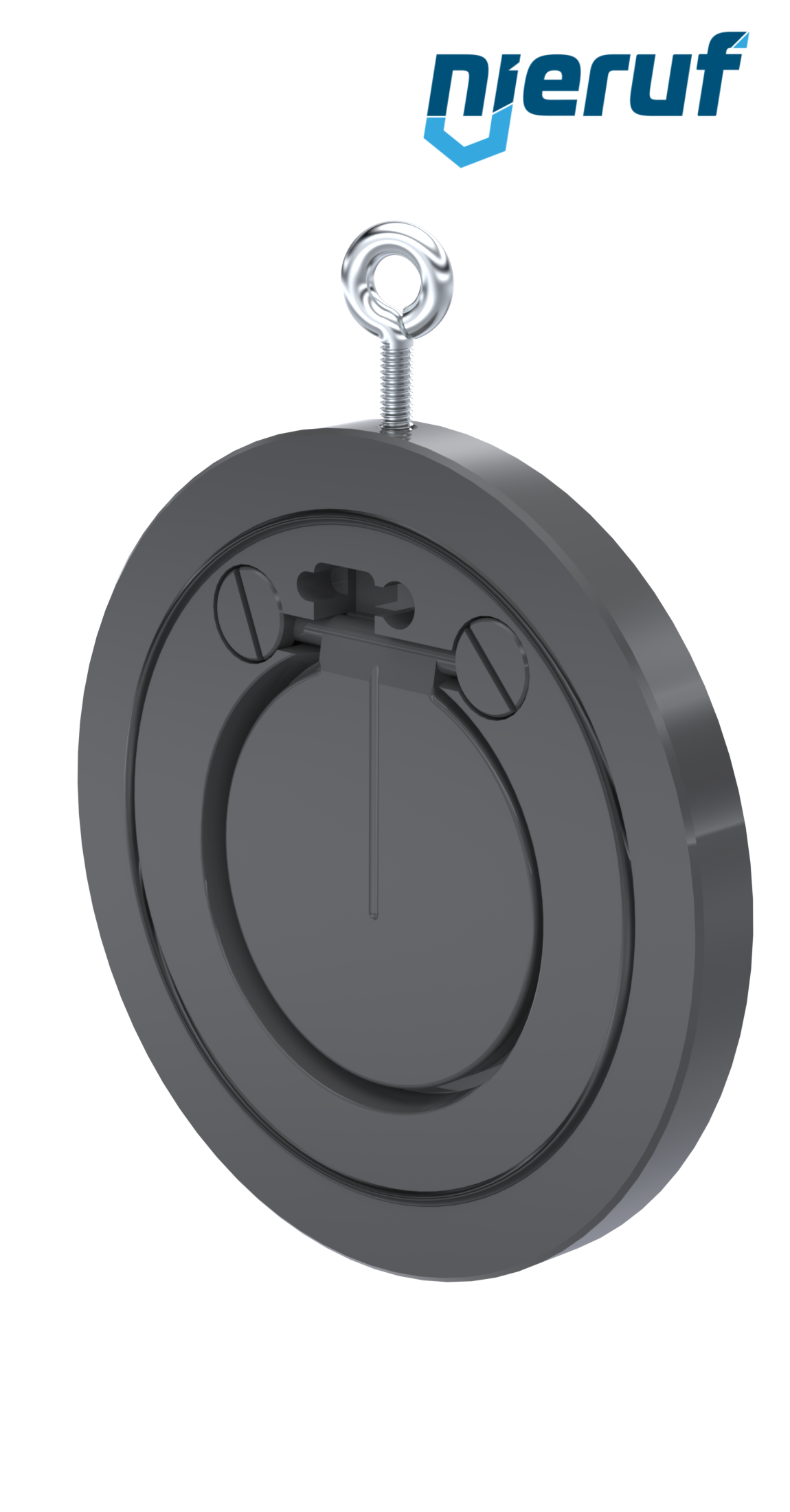 clapet anti-retour entre brides type wafer DN80 ZR05 plastique PVC-U FKM (Viton)