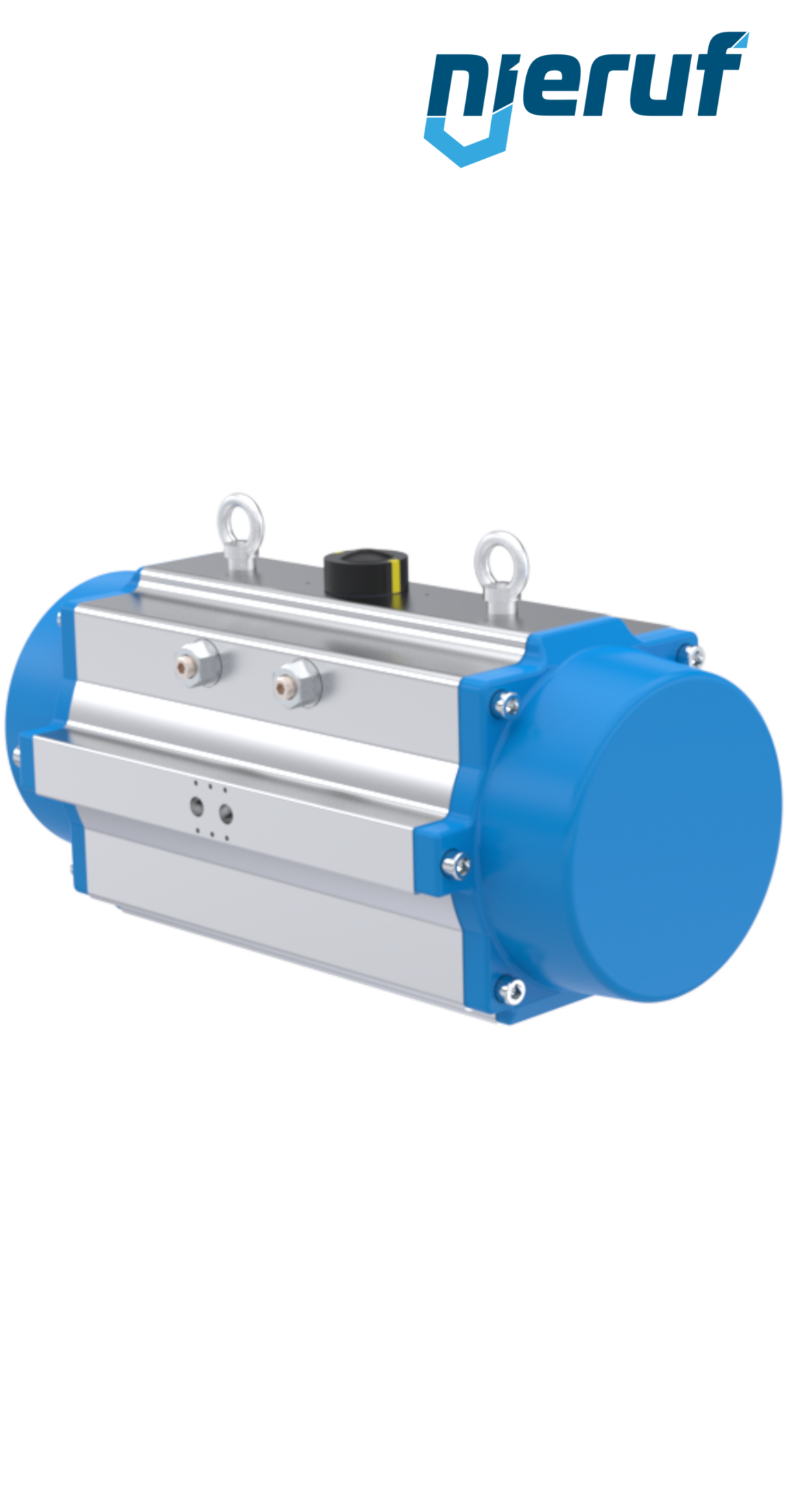 Pneumatischer Antrieb AN02 einfachwirkend, federöffnend GS-300 90° mit 6 Feder