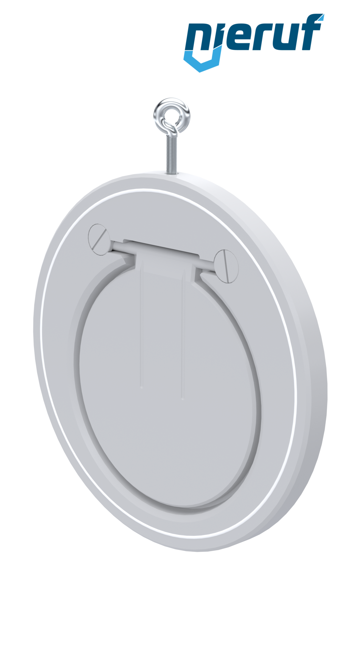 Zwischenflansch-Rückschlagklappe DN200 ZR12 Kunststoff PVDF PTFE
