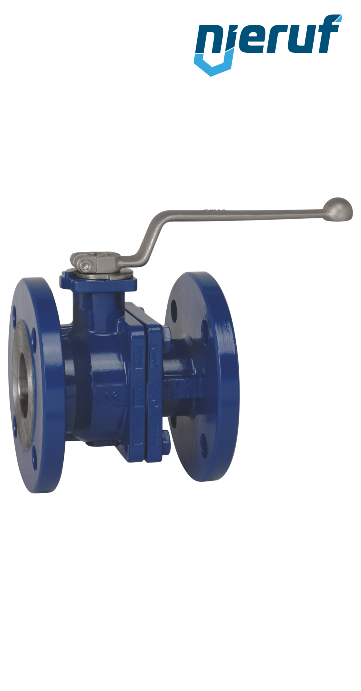Hochtemperatur-Flanschkugelhahn FK12 DN32 Antimon-Kohle Dichtung