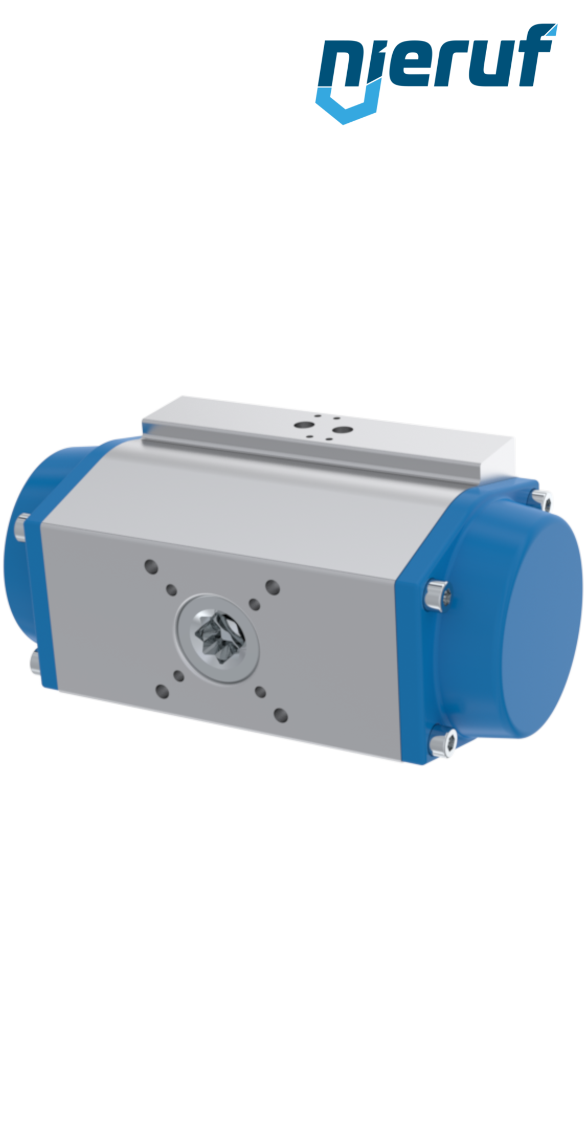 pneumatic actuator AN02 single acting, normally open GS-125 90° with 4 springs