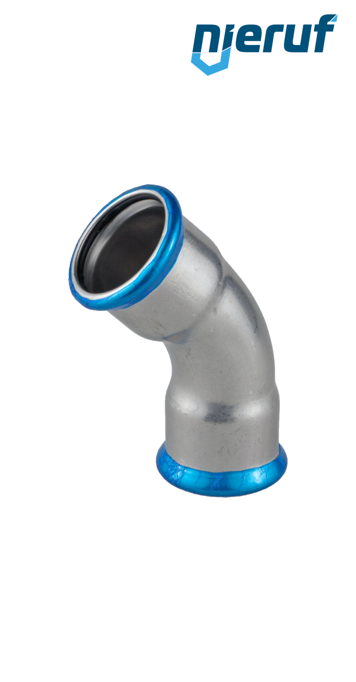 Elbow Pressfitting 45° F x F DN32 - 35,0 mm stainless steel