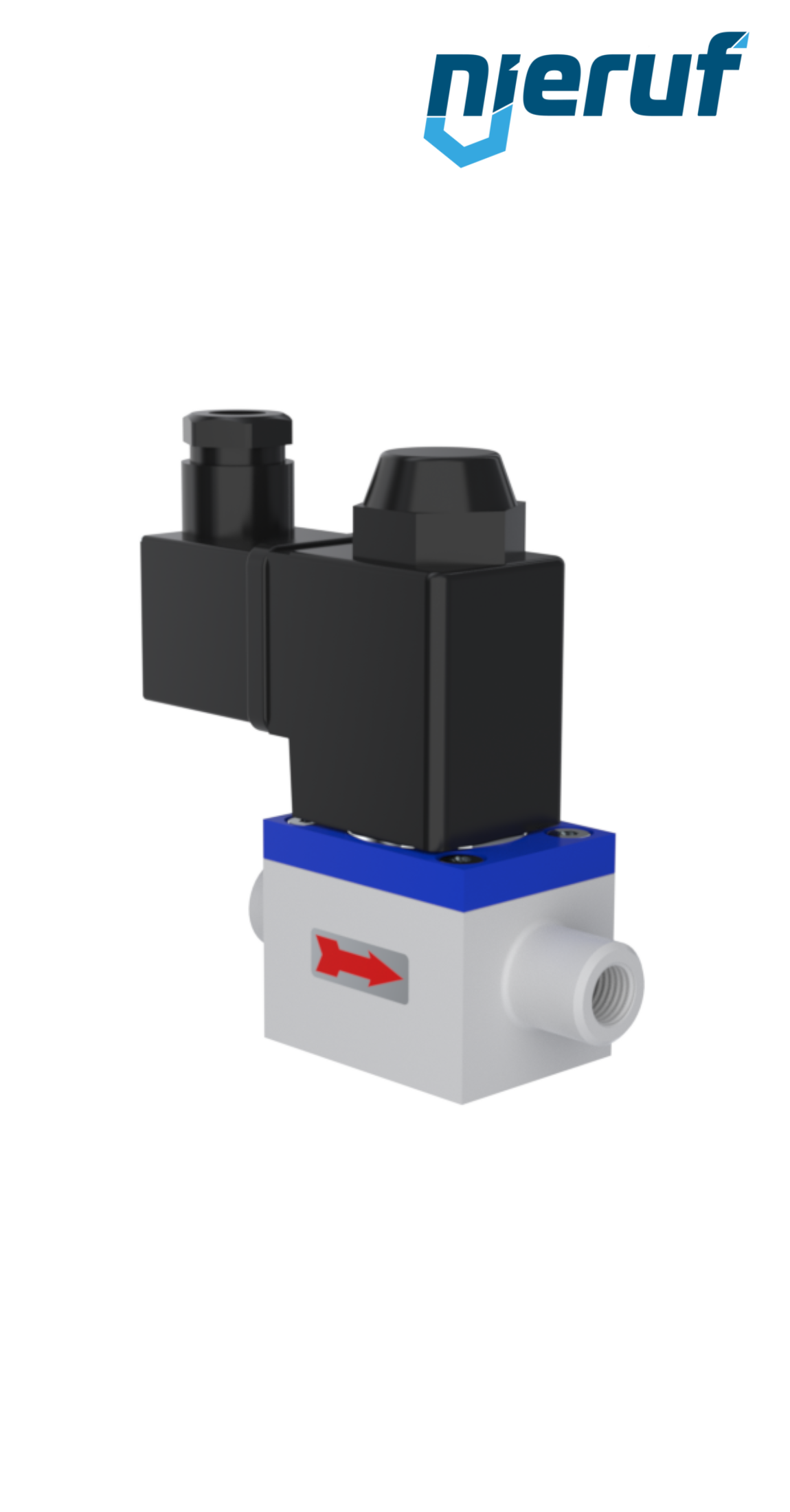 PVDF Magnetventil DN6,0 KV02 FKM 24V DC