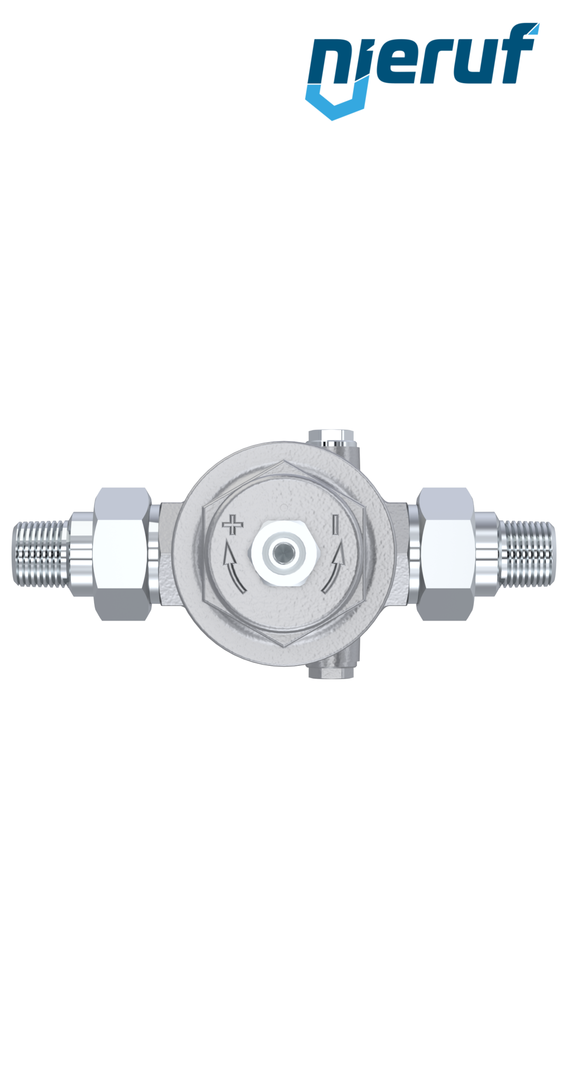 Niederdruck-Druckminderer Außengewinde 3/4" Zoll DM12 Edelstahl FKM 0,2 - 2,0 bar