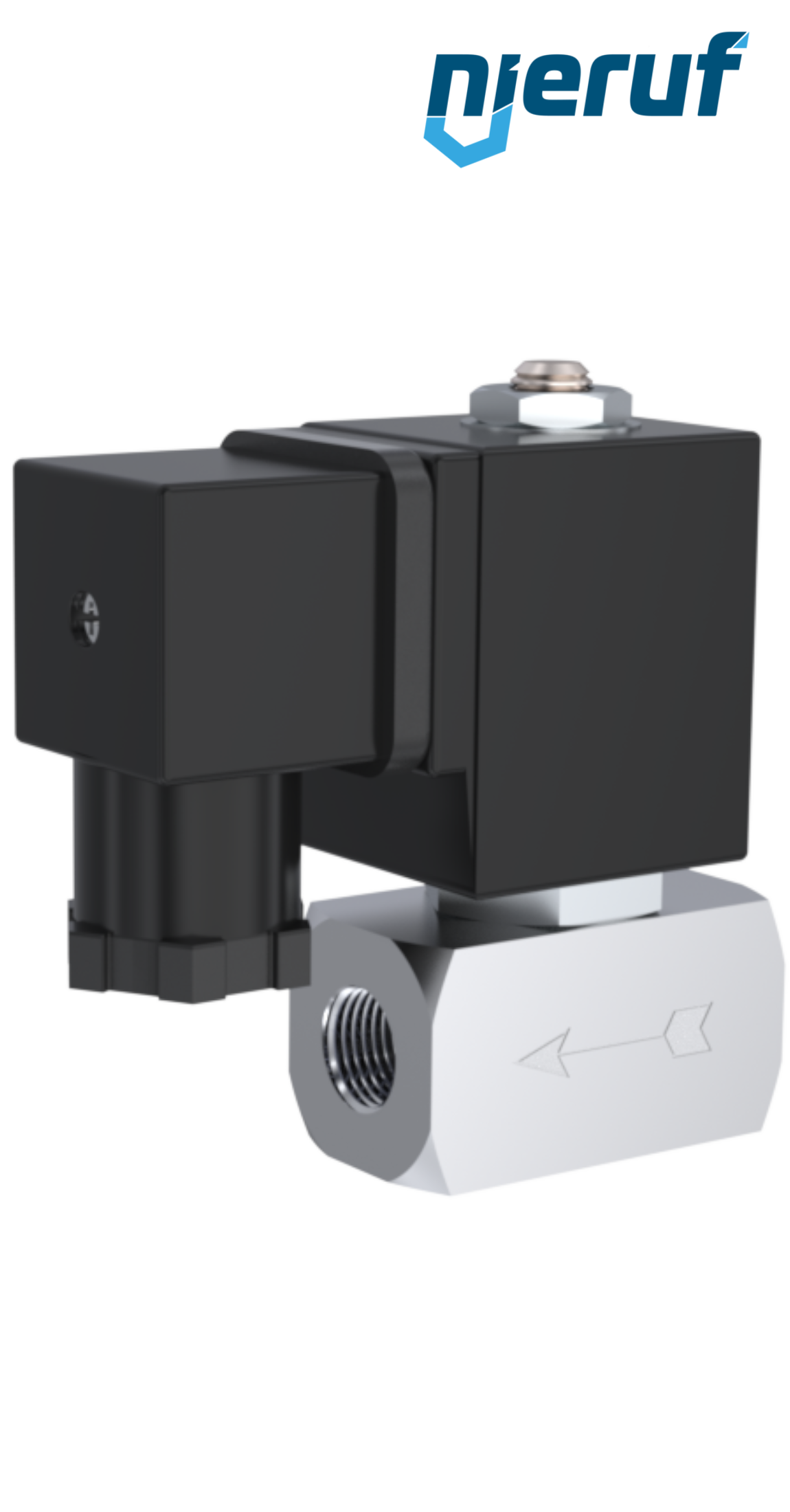 Magnetventil DN1,5 G 1/4" Zoll Edelstahl EV08 FKM 24V DC