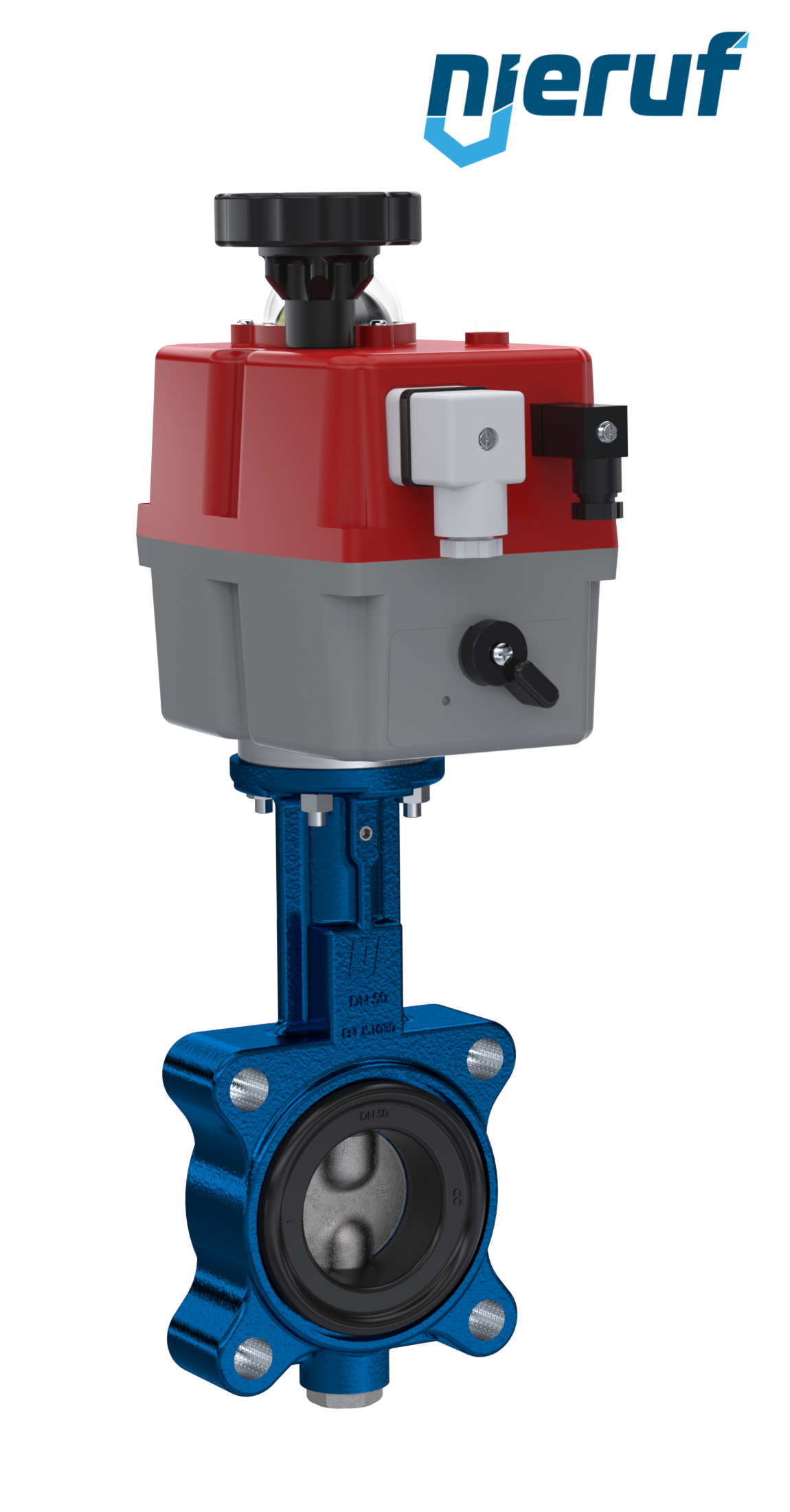 Butterfly valve DN 65 Lug type electric actuator 24-240V FDA