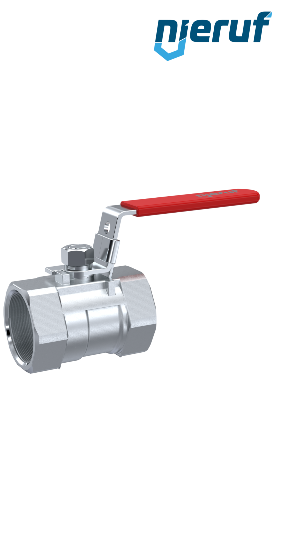 Edelstahl-Kugelhahn DN8 - 1/4" Zoll GK03