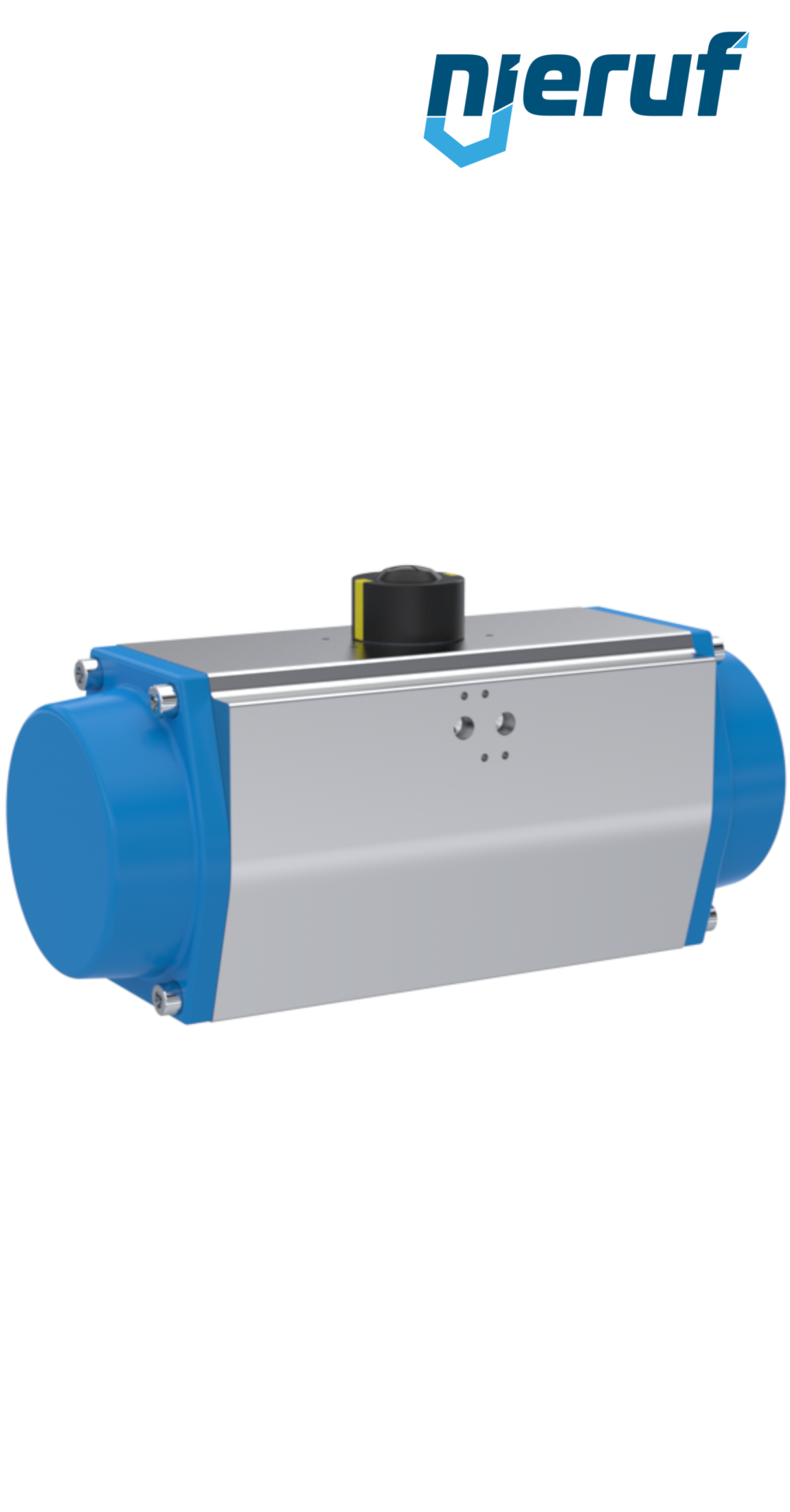 attuatore pneumatico AN02 a effetto semplice, apertura a molla GS-140 90° con 3 molle