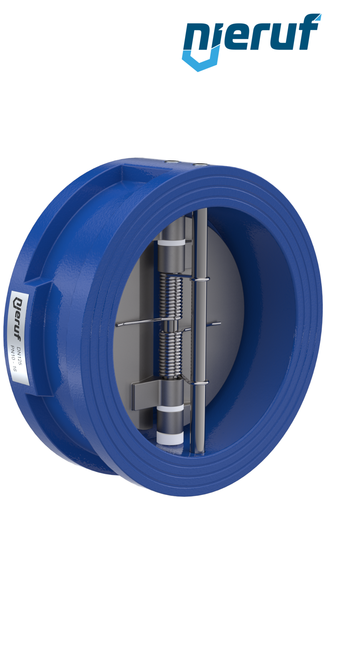 Doppelflügel-Rückschlagklappe DN125 DR01 GGG40 EPDM