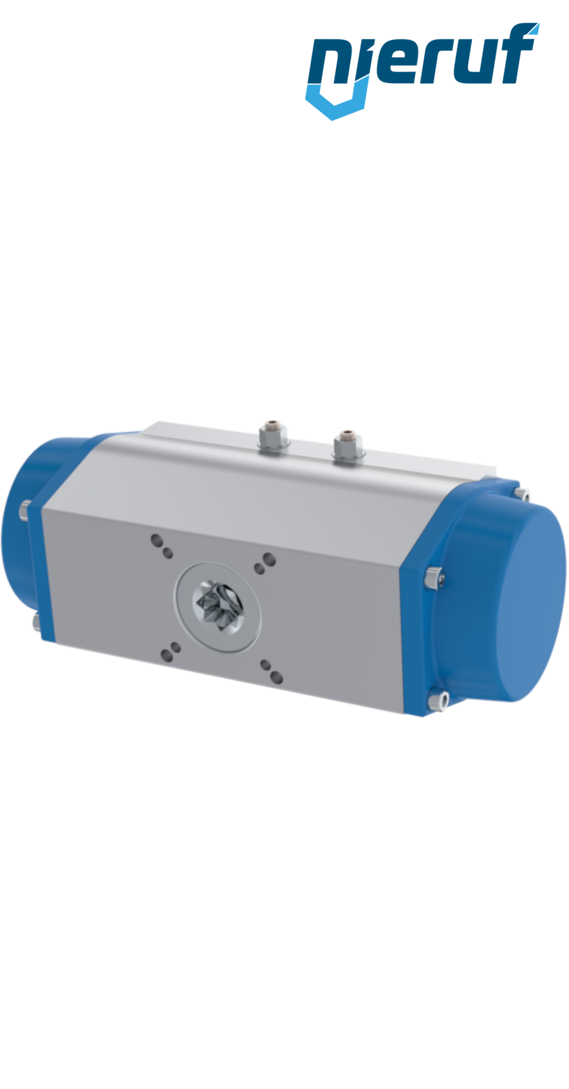 pneumatic actuator AN02 single acting, normally closed GS-140 90° with 5 springs