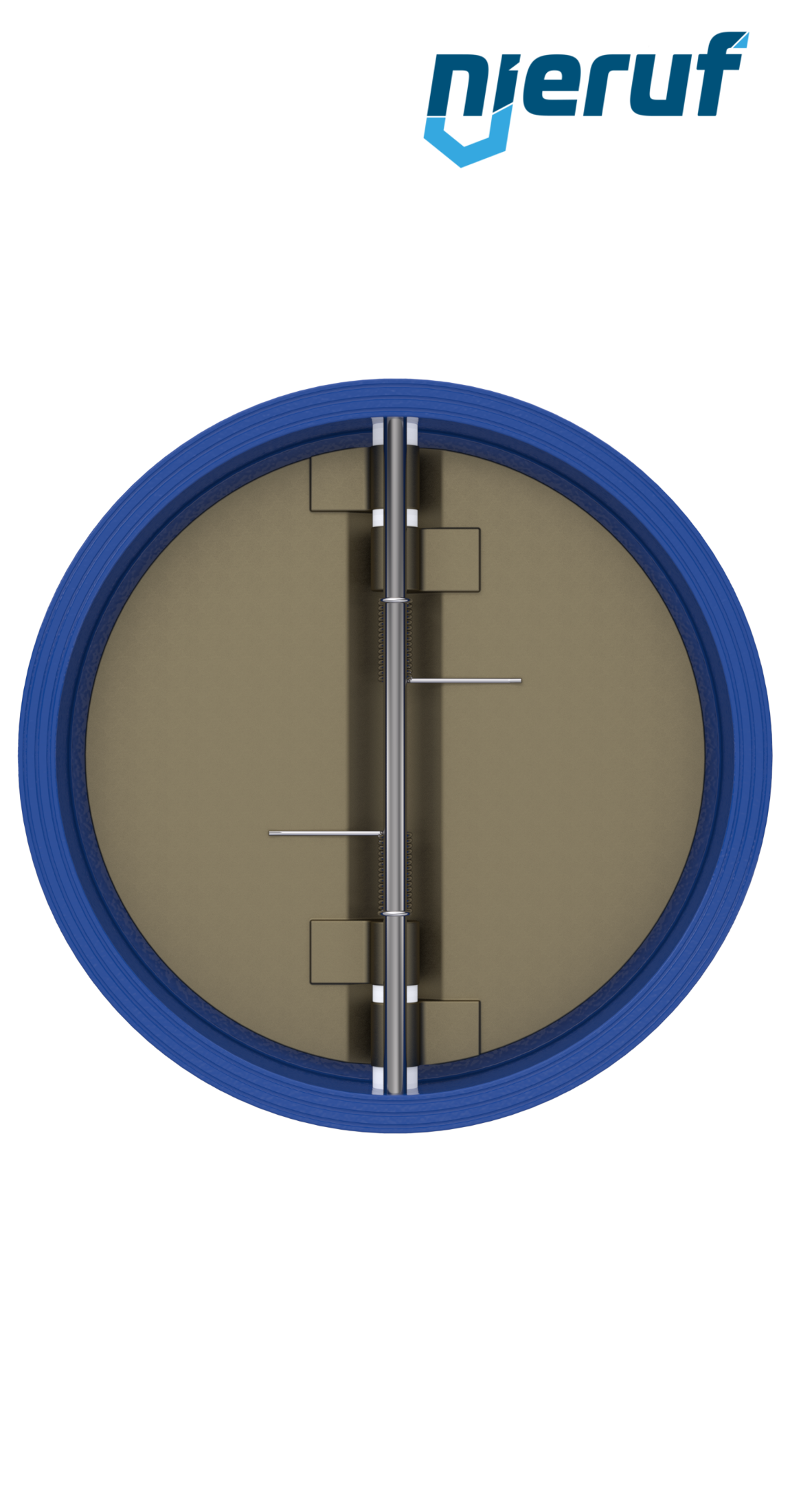 Doppelflügel-Rückschlagklappe DN600 DR04 GGG40 EPDM