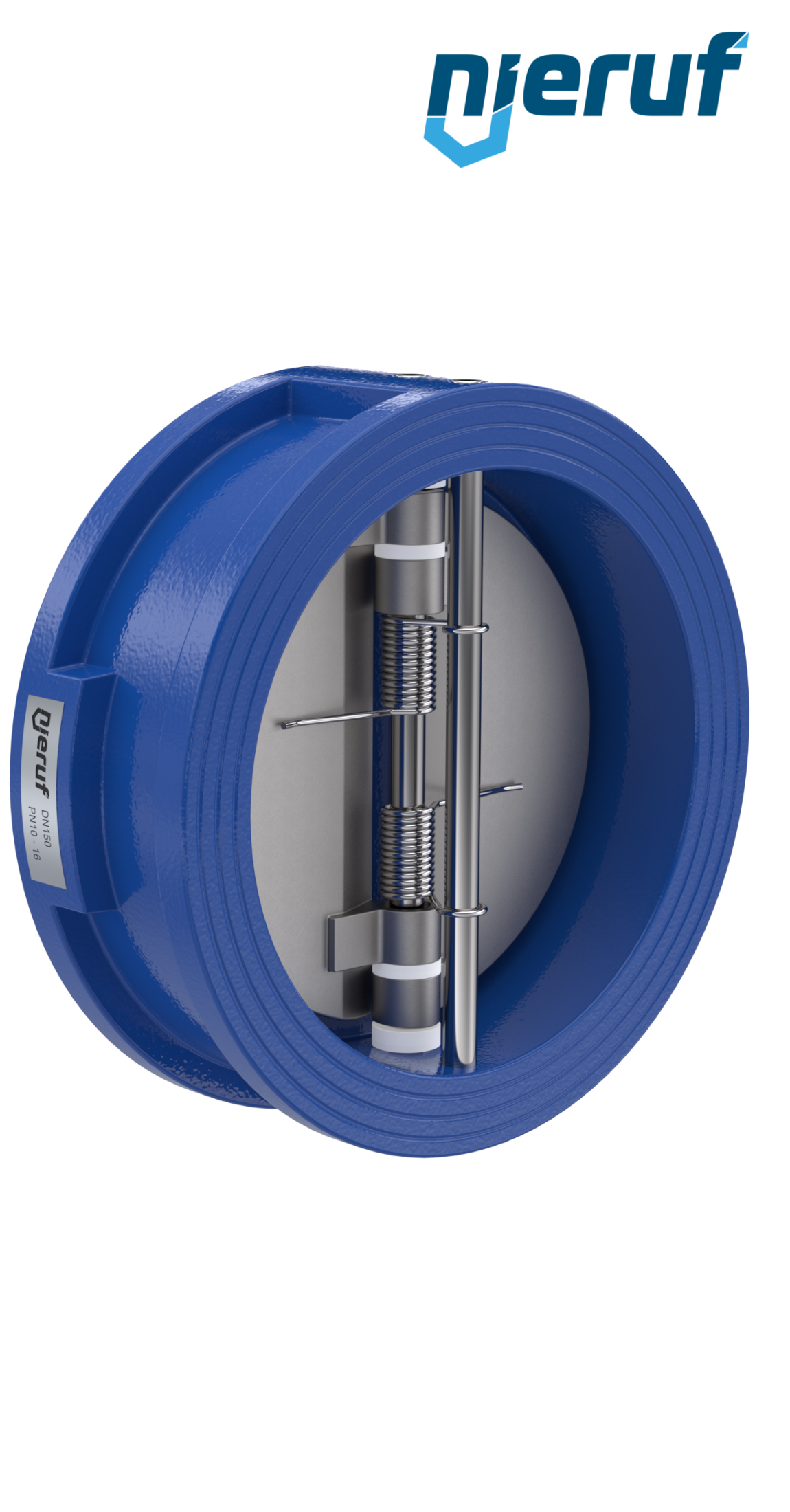 Doppelflügel-Rückschlagklappe DN150 DR02 GGG40 NBR