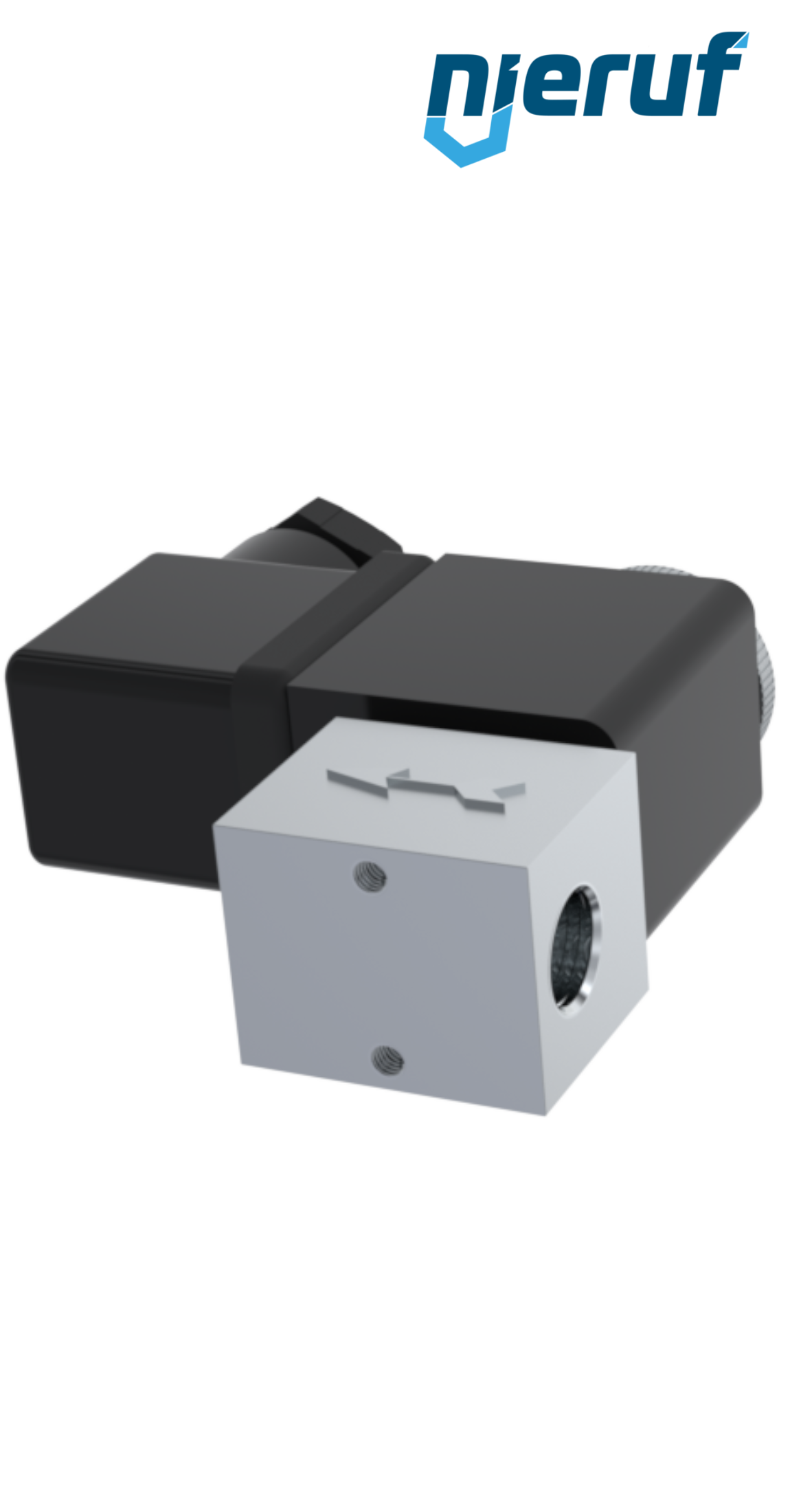 Magnetventil DN1,5 G 1/8" Zoll Edelstahl EV09 FKM 24V DC