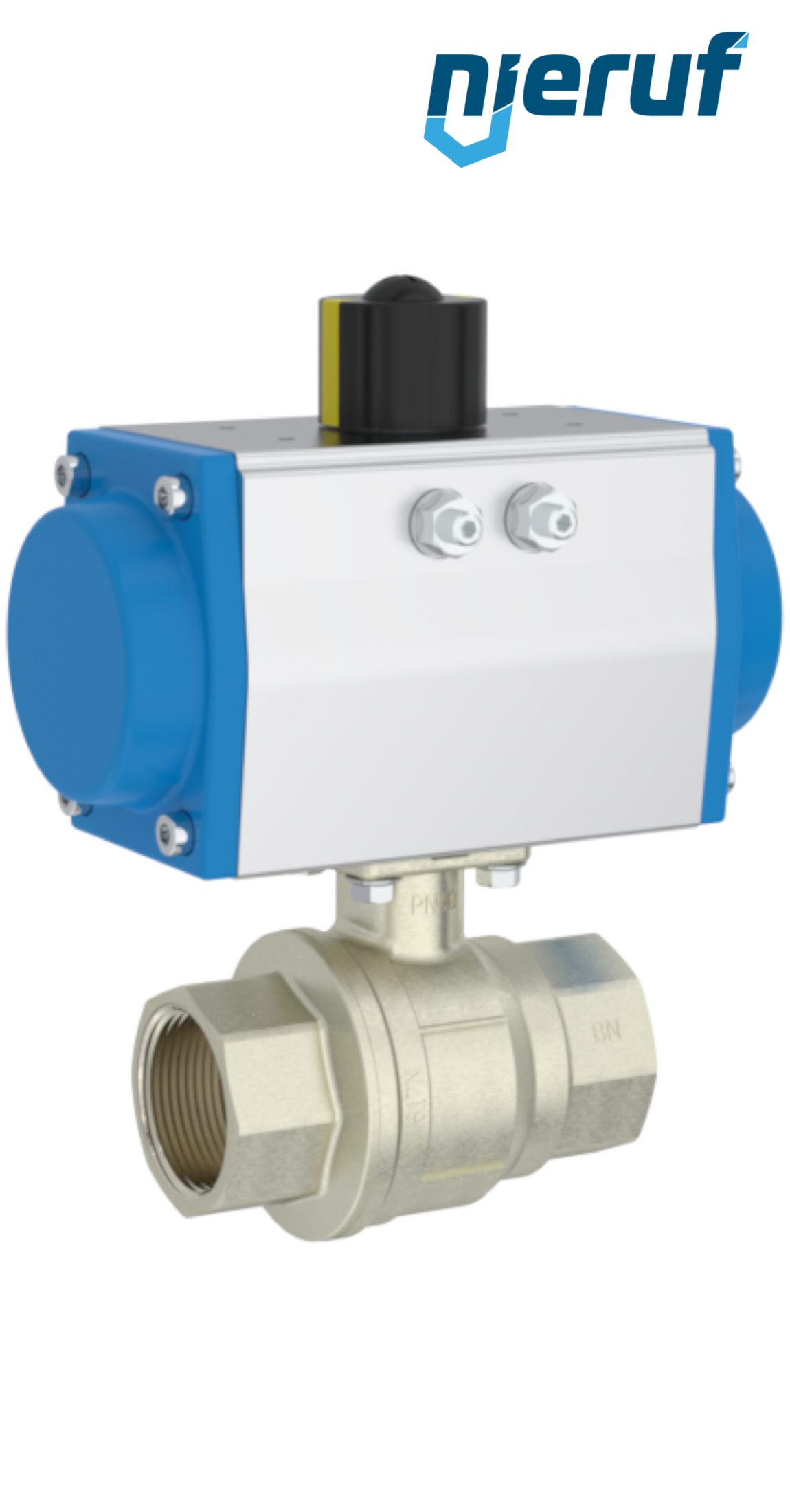 automatic ball valves DN40 - 1 1/2" inch pneumatic actuator double acting PK01