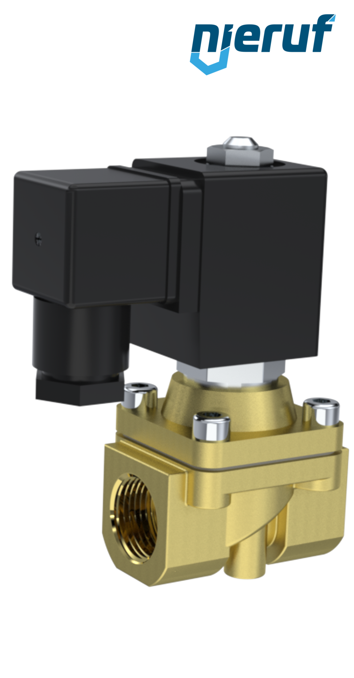 Solenoid valve G 1/4" Inch brass MV07 FKM 24V DC