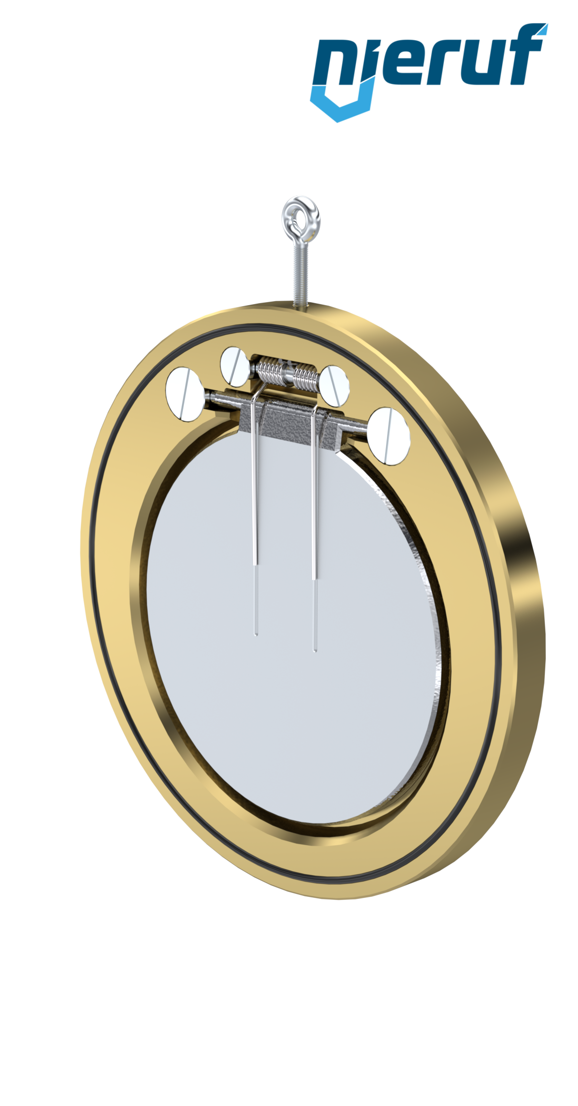 clapet anti-retour entre brides type wafer avec ressort DN250 ZR10 aluminium-bronze 2.0975 EPDM