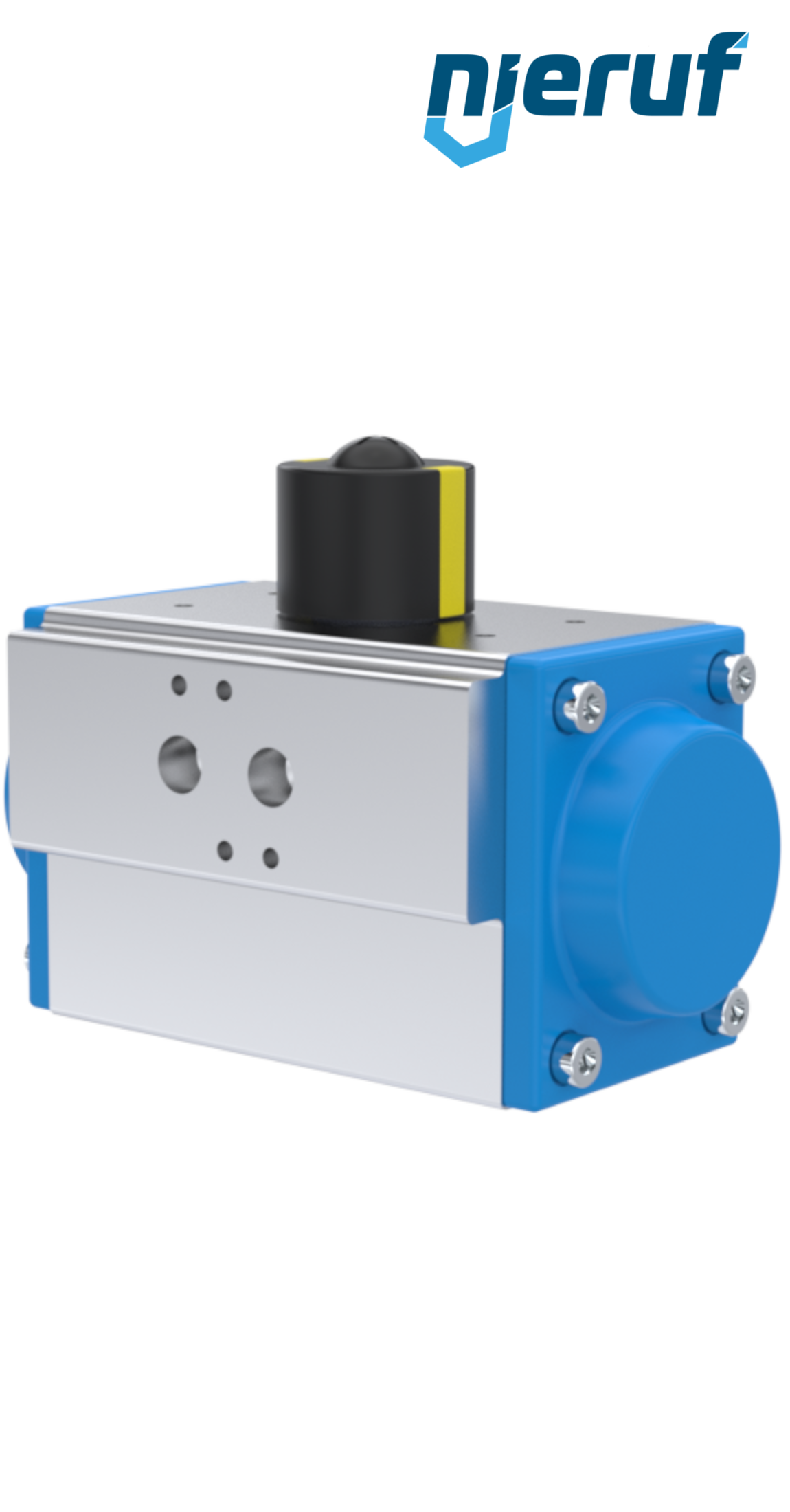 actionneur pneumatique AN02 simple effet, fermeture par ressort GS-063 90° avec 11 ressorts