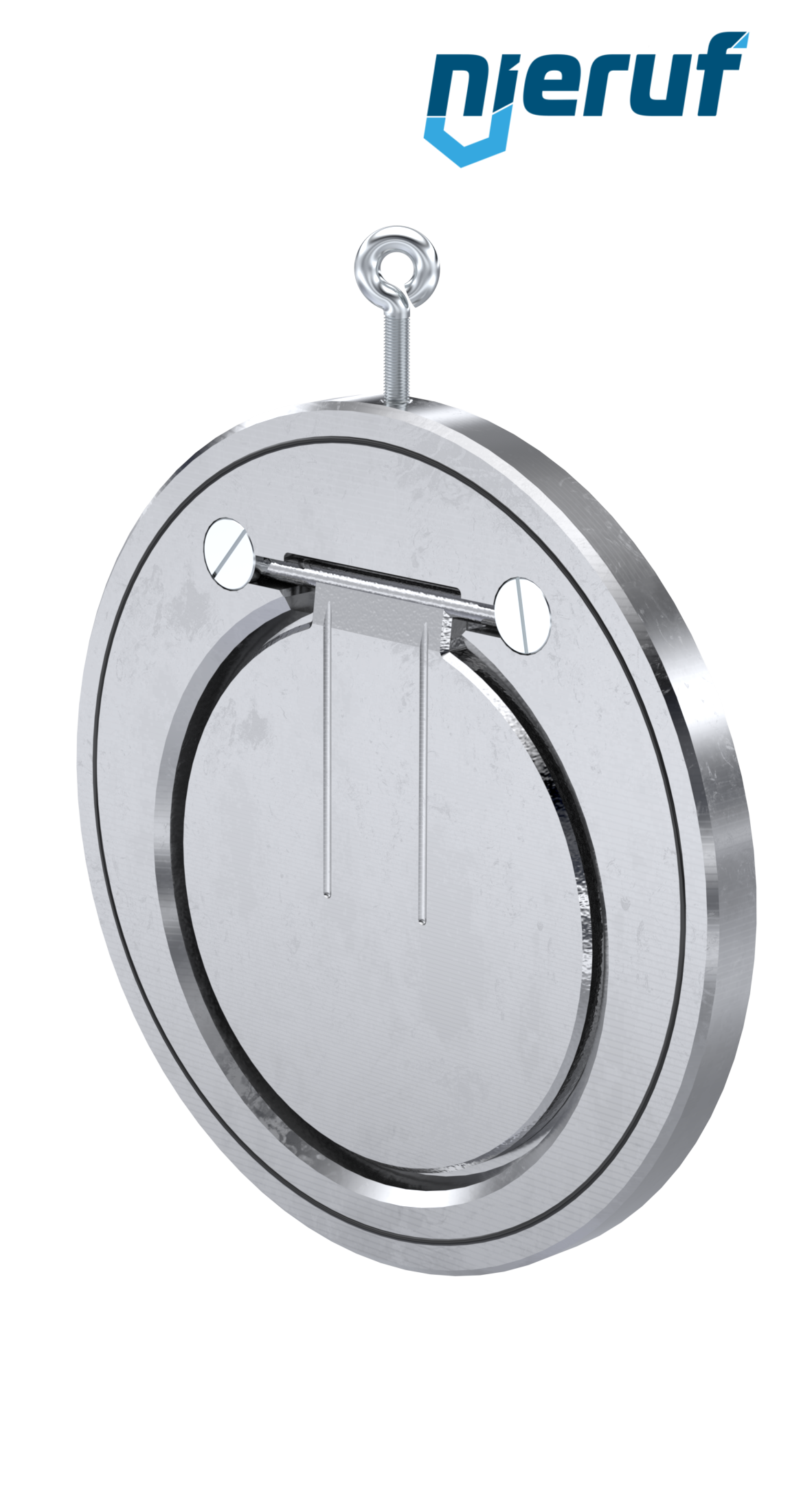 Zwischenflansch-Rückschlagklappe DN200 ZR01 ANSI 150 Stahl 1.0460, verzinkt EPDM