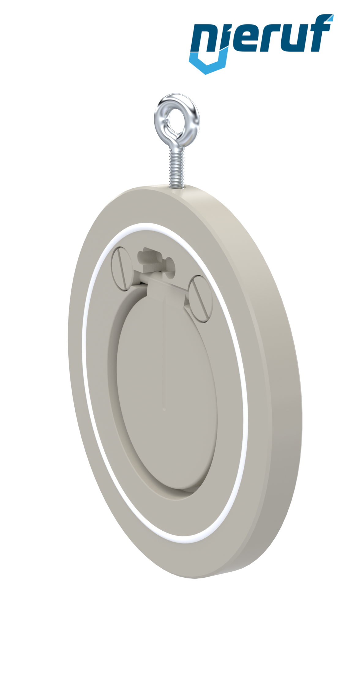 Zwischenflansch-Rückschlagklappe DN80 ZR06 Kunststoff PP-H PTFE